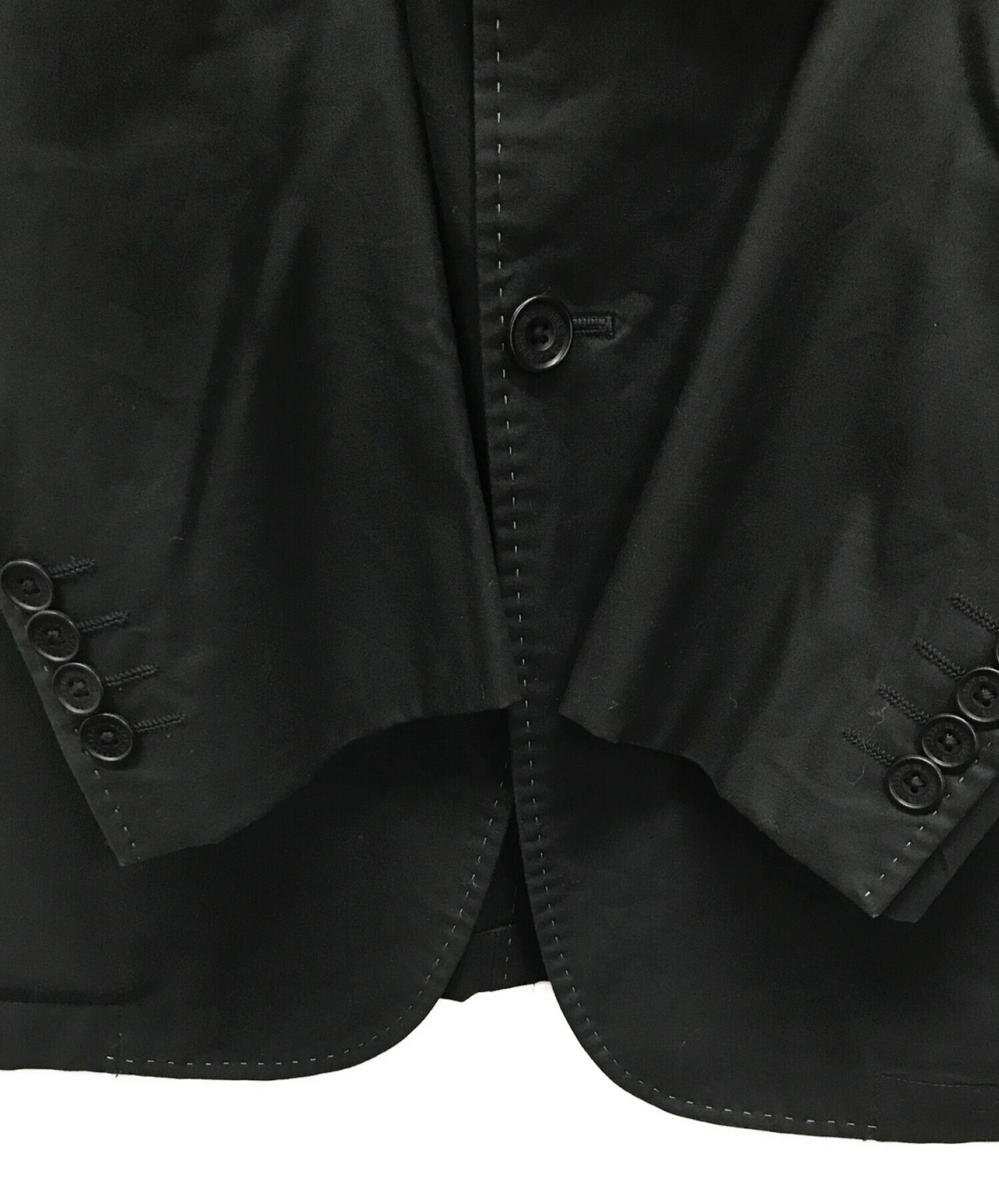 BURBERRY BLACK LABEL (バーバリーブラックレーベル) テーラードジャケット ブラック サイズ:L