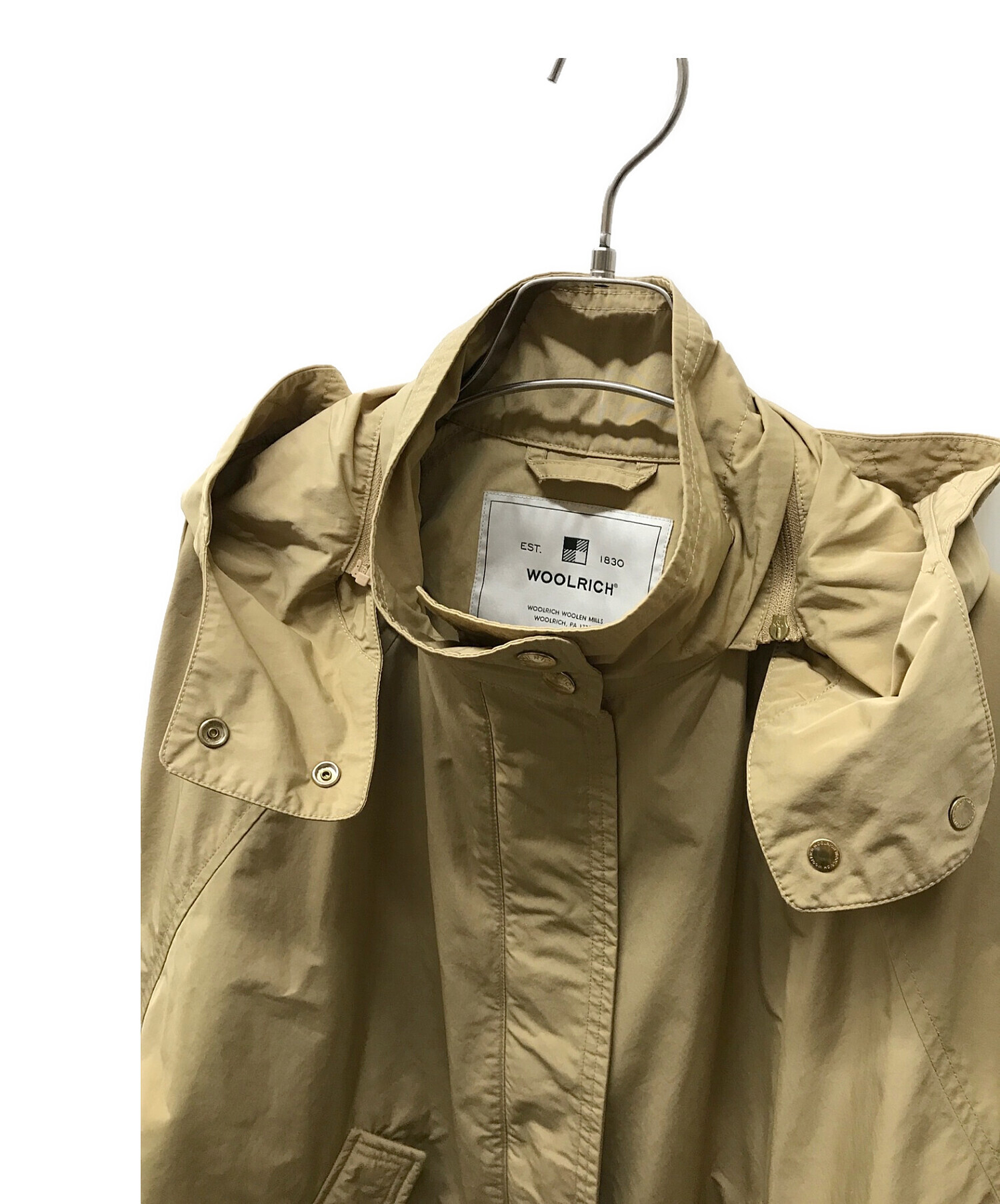 WOOLRICH (ウールリッチ) ANORAK アノラックパーカー WWOU0335 ベージュ サイズ:XS