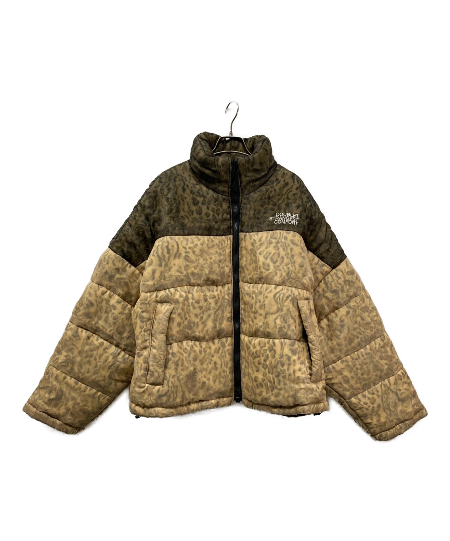 doublet (ダブレット) ORGANDIE WRAPPED PUFFER JACKET 22AW10BL145 フェイクファー中綿ジャケット  ベージュ サイズ:-
