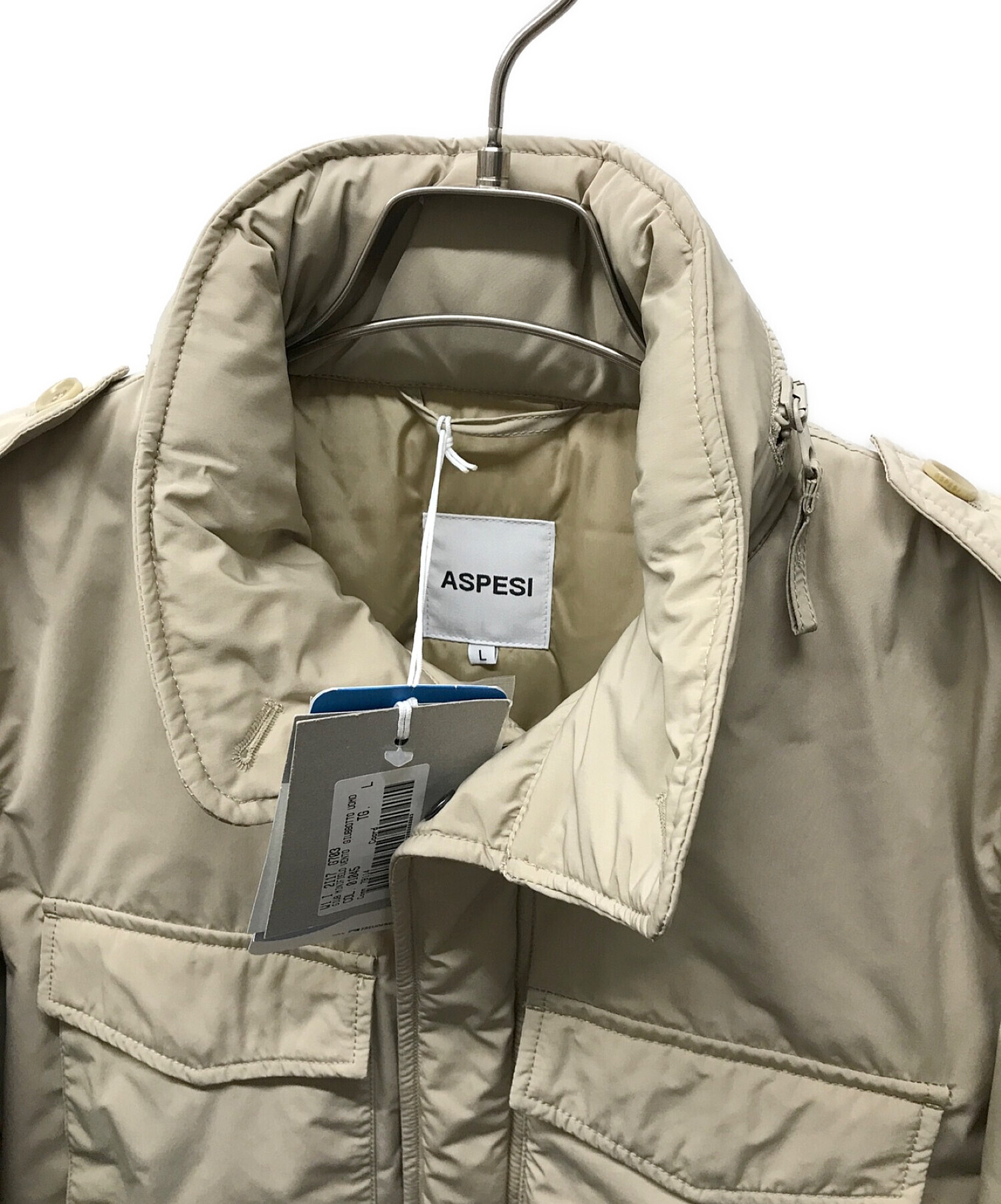ASPESI (アスペジ) ウォーターレペレントM65ジャケット　210567 ベージュ サイズ:L