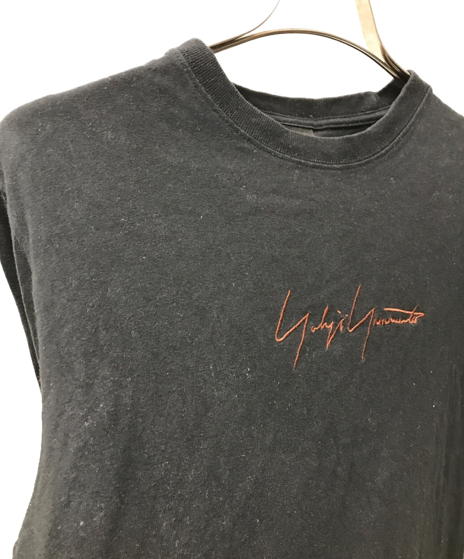 New Era (ニューエラ) YOHJI YAMAMOTO (ヨウジヤマモト) NEW ERA LS TEE ブラック サイズ:SMALL