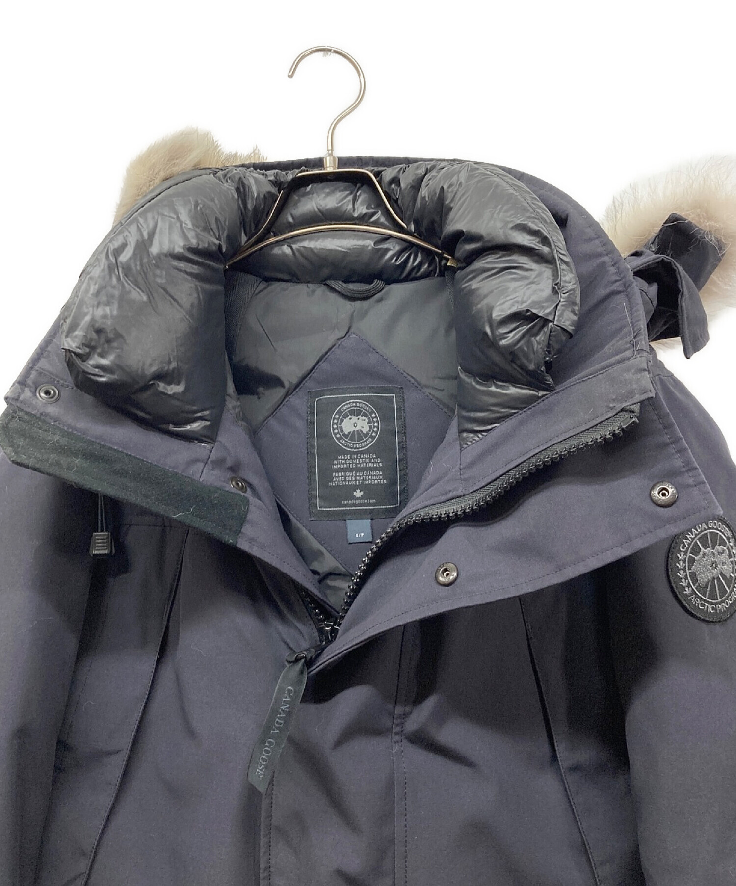 CANADA GOOSE (カナダグース) SHERRIDON PARKA シェリドン ダウンパーカー 2073MB ブラックレーベル ブラック  サイズ:S