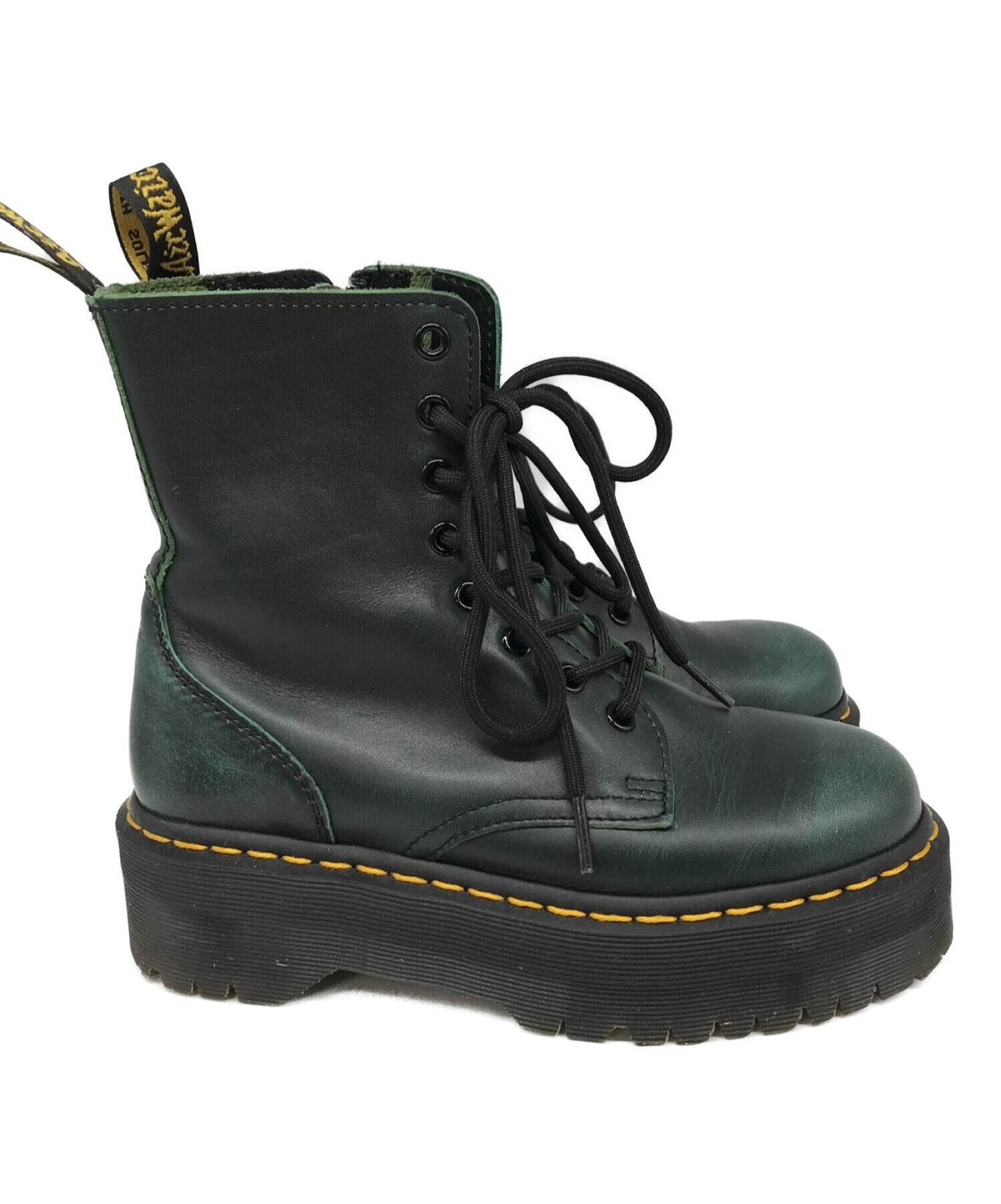 Dr.Martens (ドクターマーチン) 8ホールブーツ グリーン サイズ:UK4