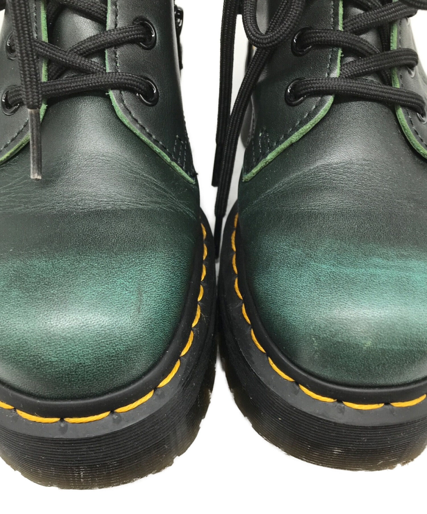 Dr.Martens (ドクターマーチン) 8ホールブーツ グリーン サイズ:UK4