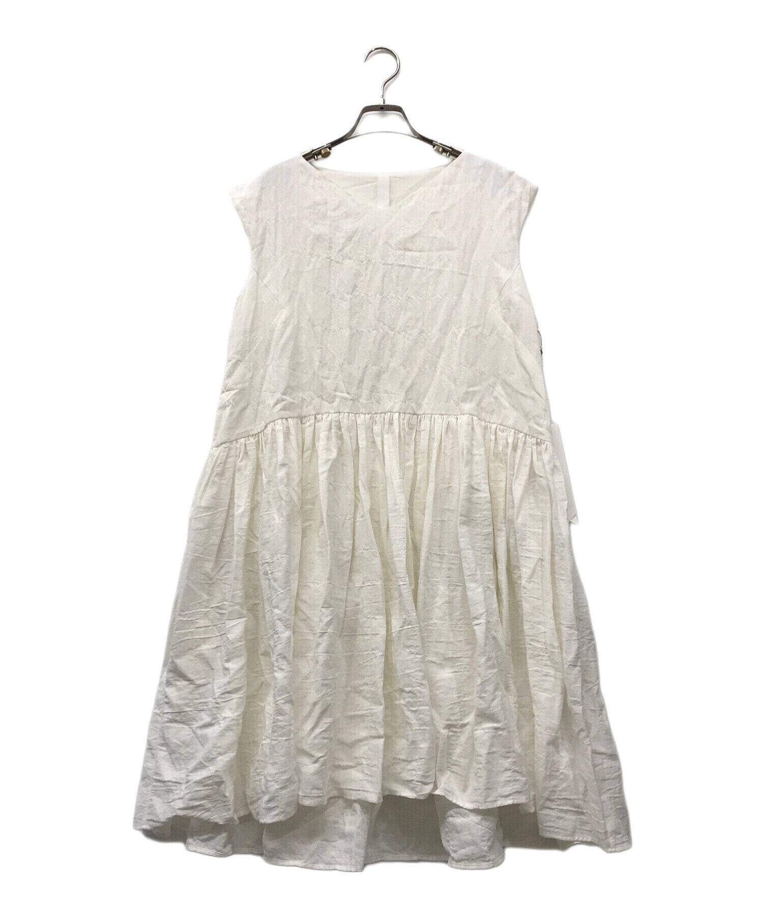 中古・古着通販】merlette (マーレット) MERCADAL DRESS Merlette マーレット 未使用品 アメリカ製 ティアードワンピース  ギャザーワンピース 3110300058 ホワイト サイズ:S｜ブランド・古着通販 トレファク公式【TREFAC FASHION】スマホサイト