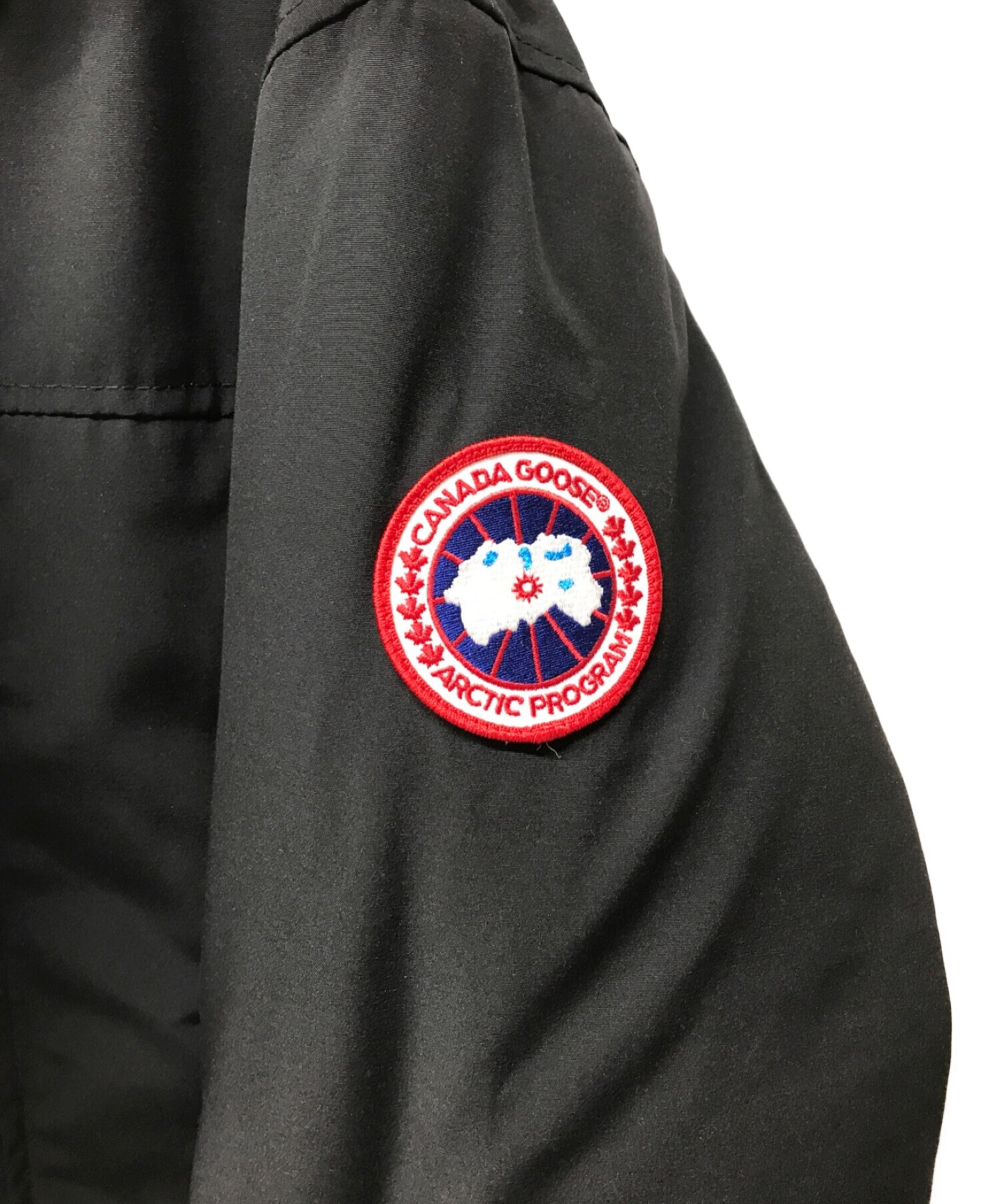 CANADA GOOSE (カナダグース) SANFORD PARKA FF サンフォードパーカ ダウンパーカー フュージョンフィット  ダウンジャケット 3400MA ブラック サイズ:175／88Y