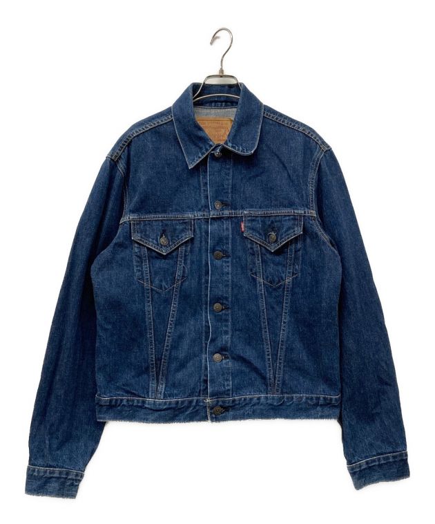 中古・古着通販】LEVI'S (リーバイス) 90's 3rd復刻デニムジャケット Gジャン トラッカーデニムジャケット 71557 日本製  ボタン裏J22 インディゴ サイズ:42｜ブランド・古着通販 トレファク公式【TREFAC FASHION】スマホサイト