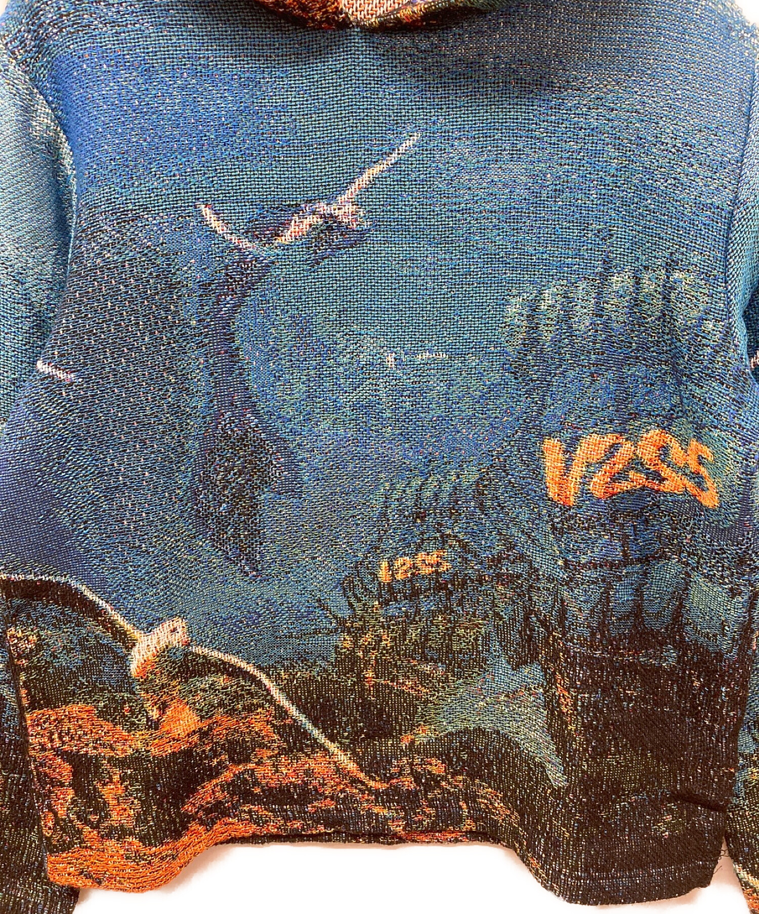 中古・古着通販】V2S5 (V2S5) NEW DISCOVERIES” TAPESTRY HOODIE ブルー サイズ:L｜ブランド・古着通販  トレファク公式【TREFAC FASHION】スマホサイト