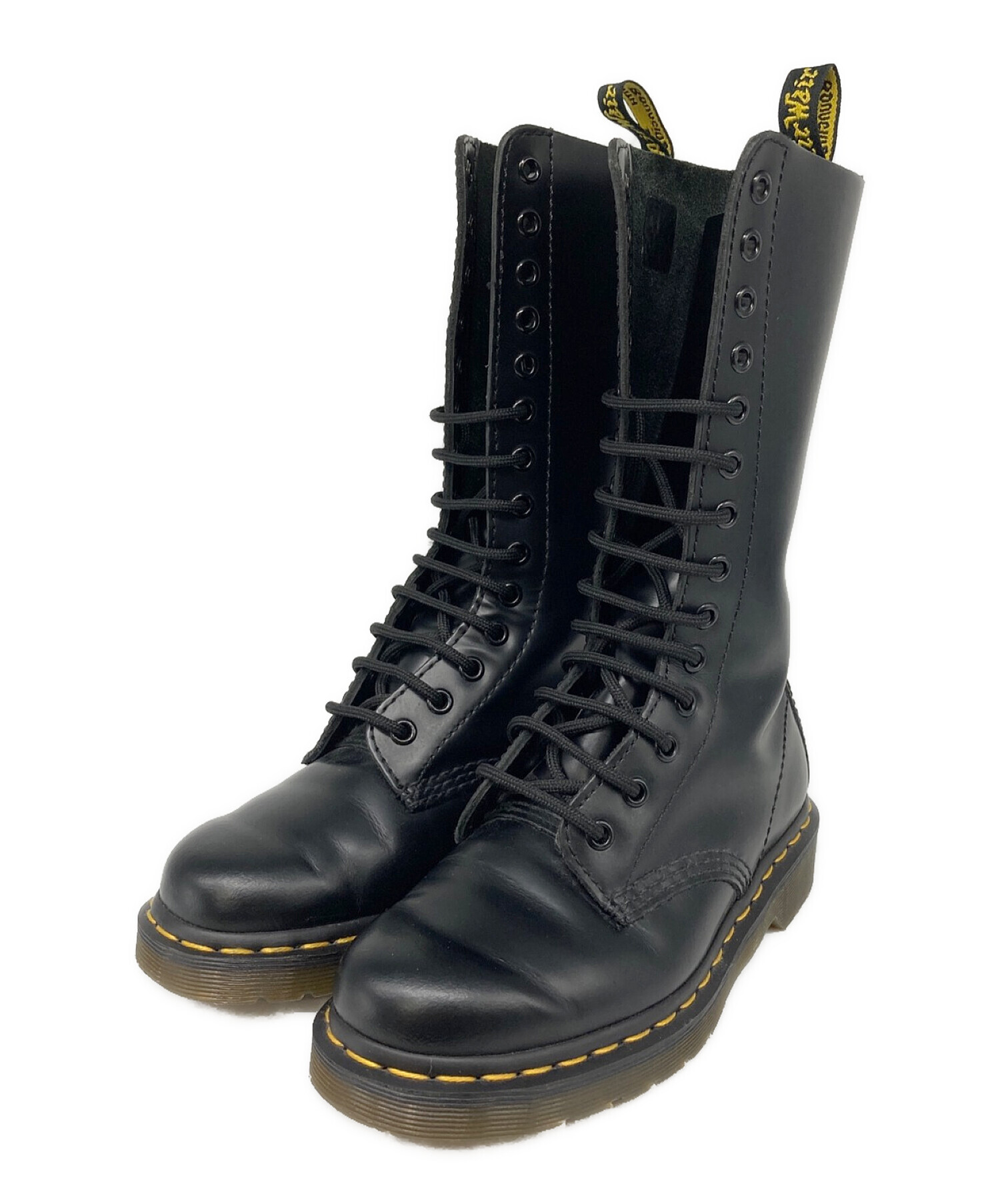 Dr.Martens (ドクターマーチン) 1914 14 ホール ブーツ レースアップブーツ ブラック サイズ:EU36