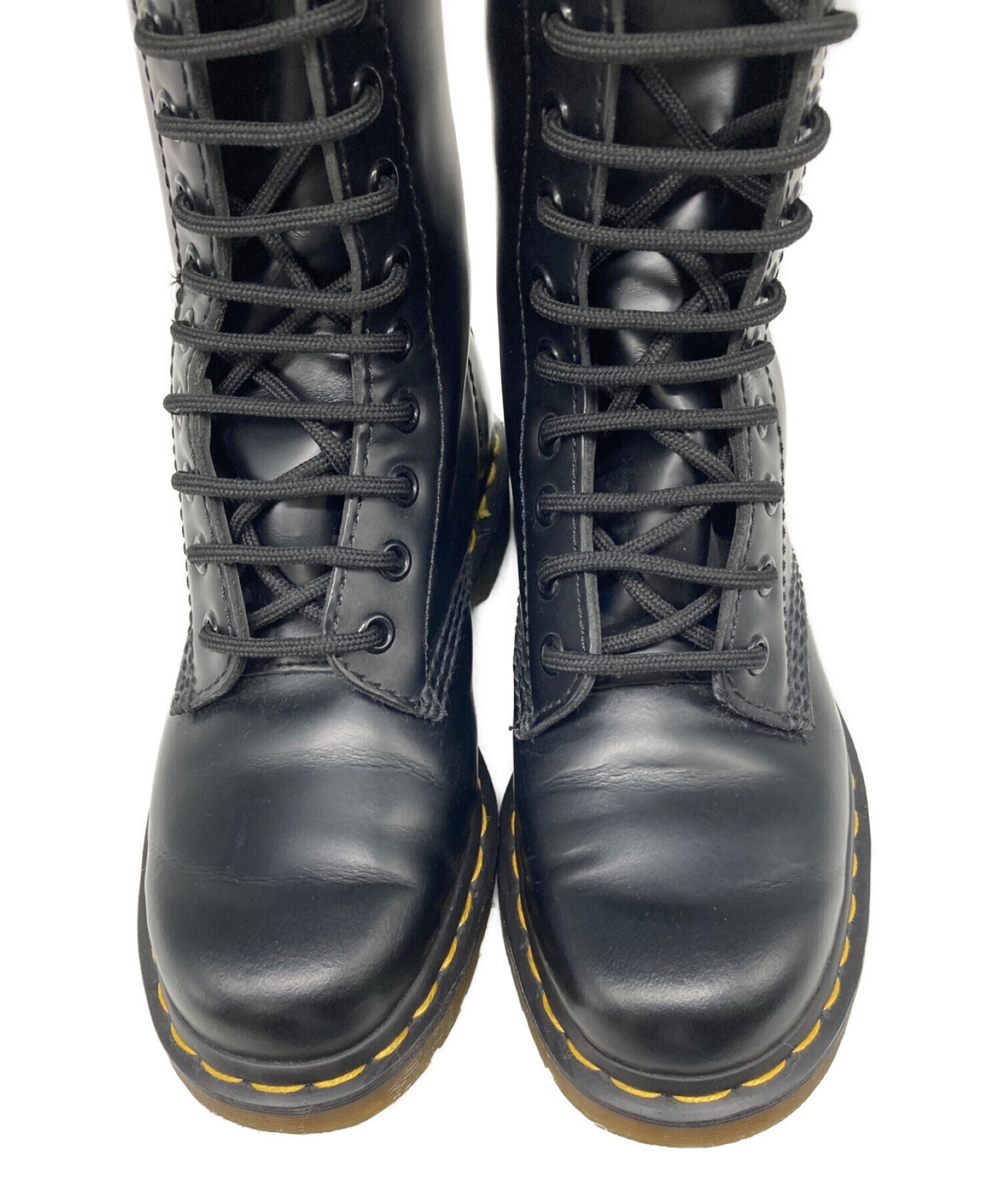 Dr.Martens (ドクターマーチン) 1914 14 ホール ブーツ レースアップブーツ ブラック サイズ:EU36