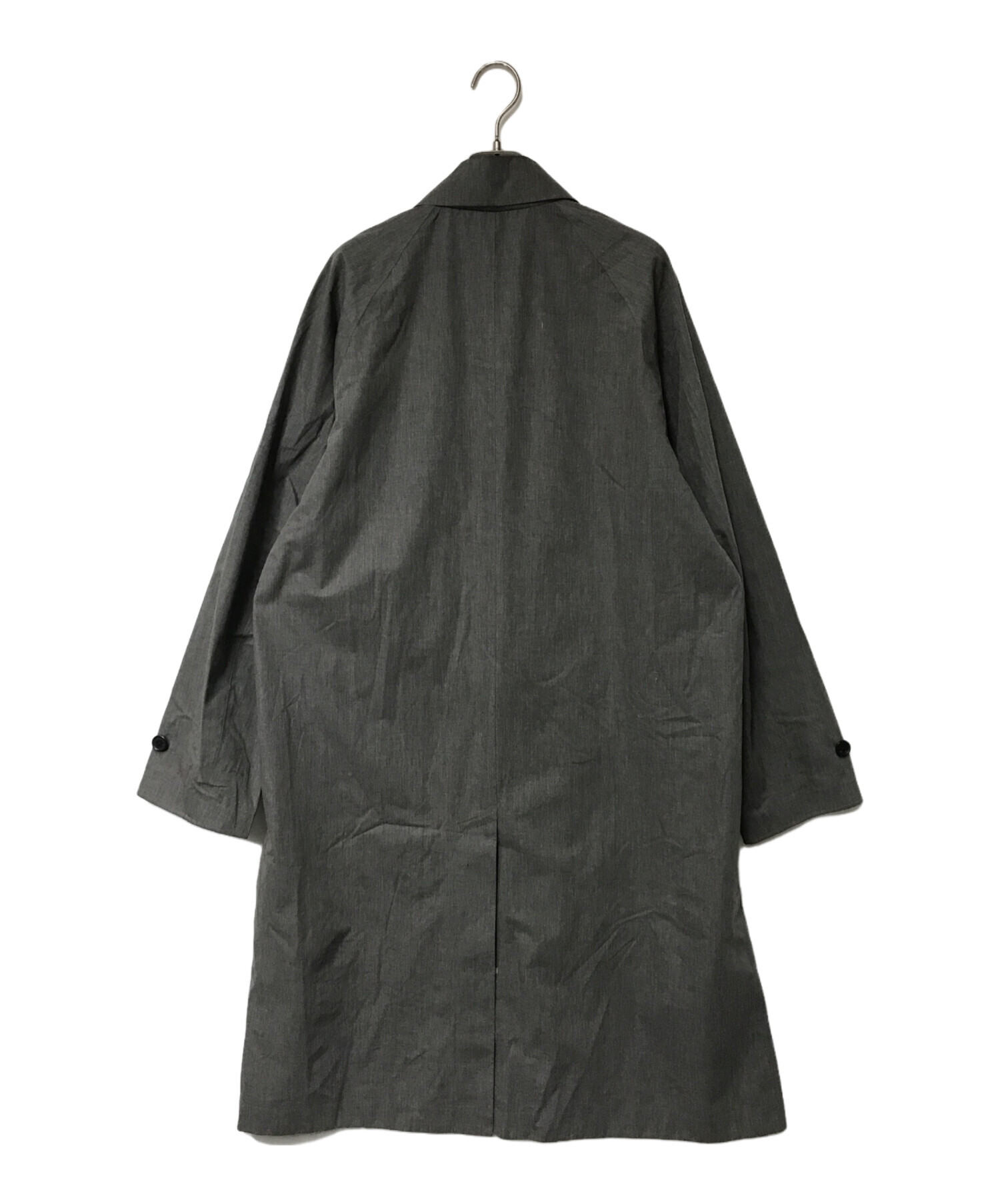 中古・古着通販】DESCENTE (デサント) SOUTIEN COLLAR COAT ステンカラーコート DESCENTE デサント  ポリウレタン加工 ラグランコート DUI3652 グレー サイズ:L｜ブランド・古着通販 トレファク公式【TREFAC FASHION】スマホサイト