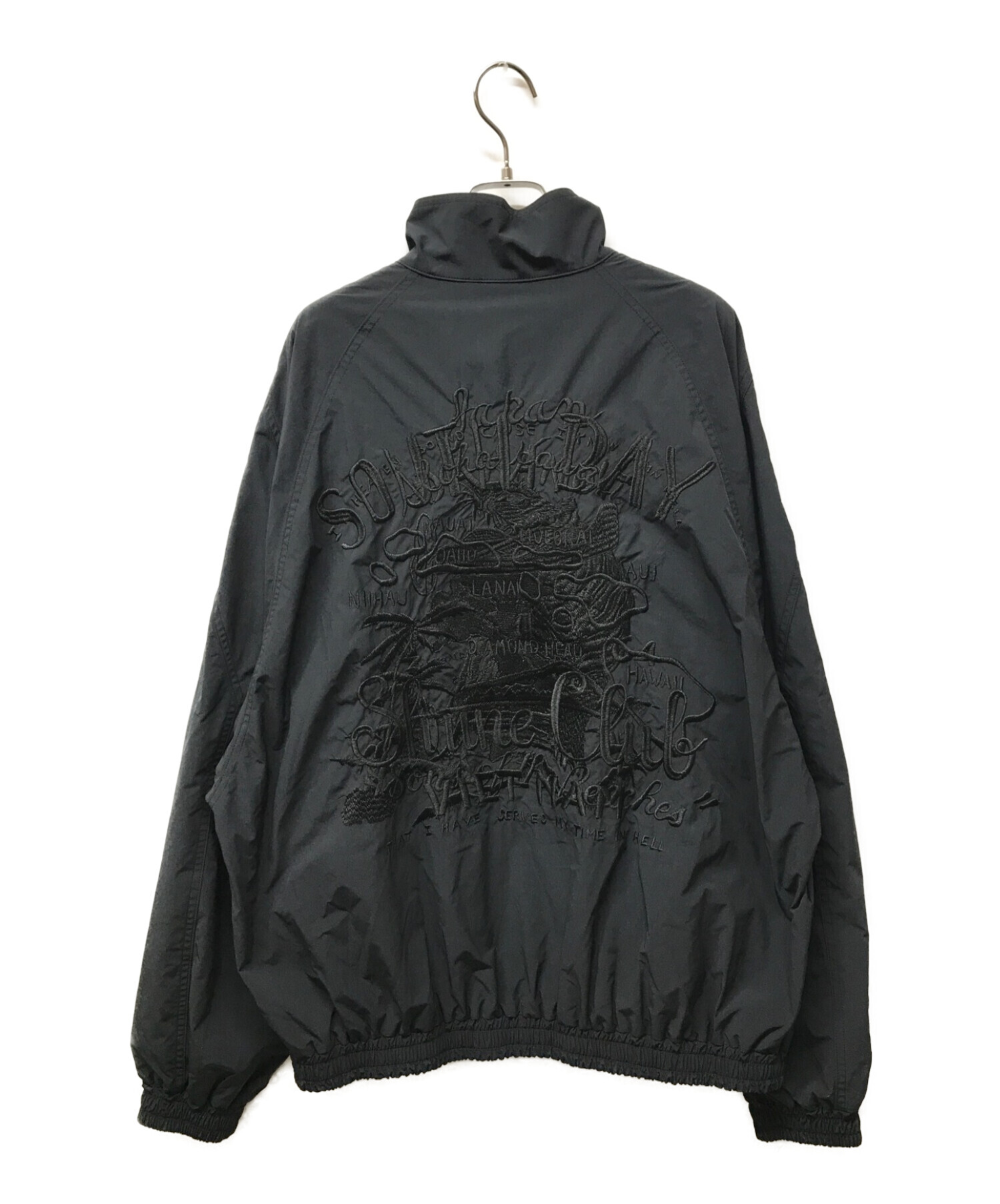 doublet (ダブレット) CHAOS EMBROIDERY TRACK JACKET カオス刺繍トラックジャケット 23AW08BL171  23AW ブラック サイズ:S
