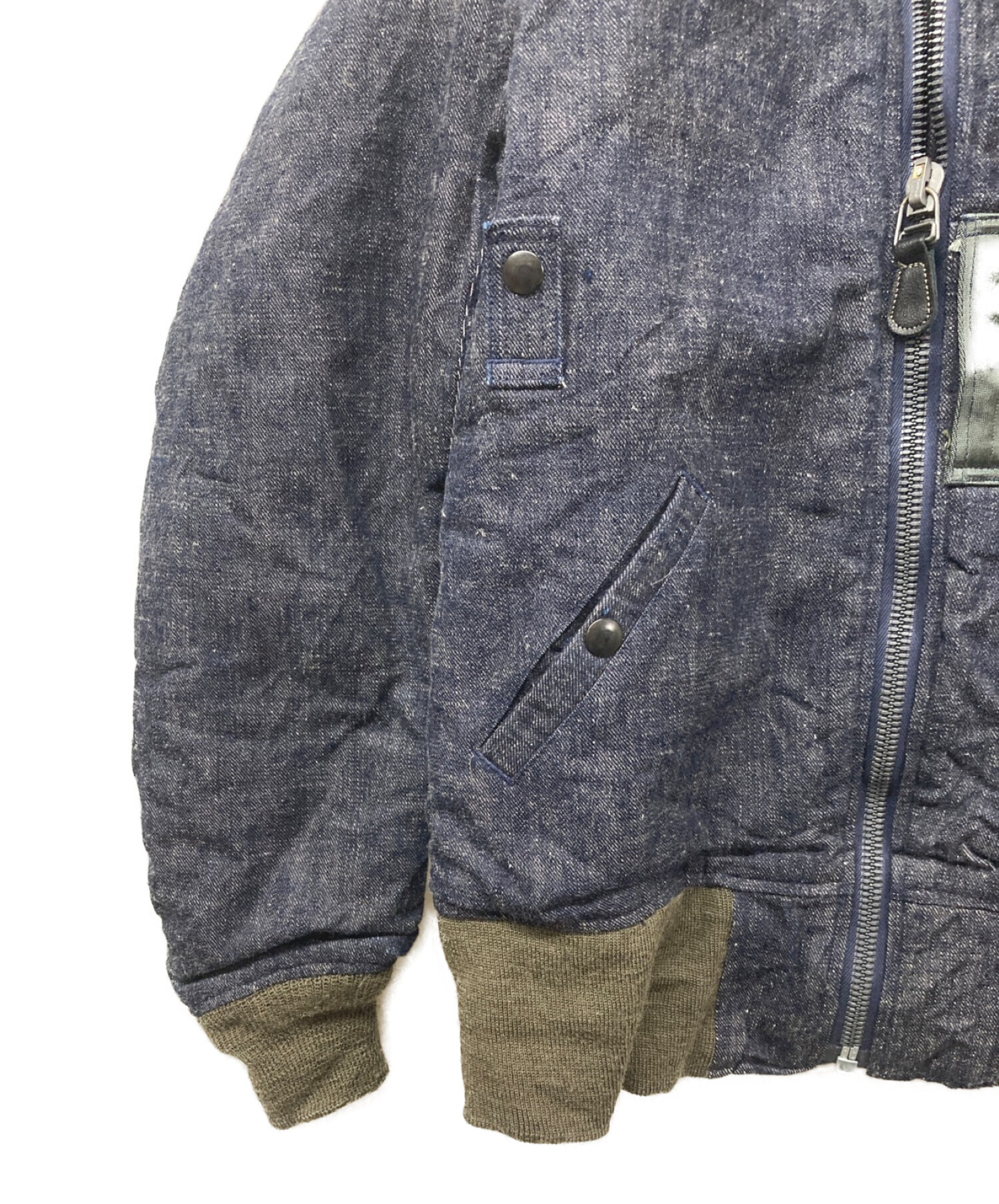 Buzz Rickson's◇コート/S/デニム/IDG/BR13305/×SUGAR CANE/DENIM N-3B