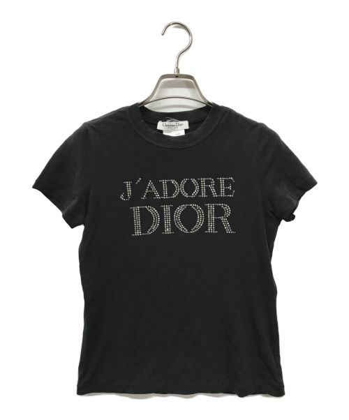 中古・古着通販】Christian Dior ラインストーンロゴTシャツ Christian 