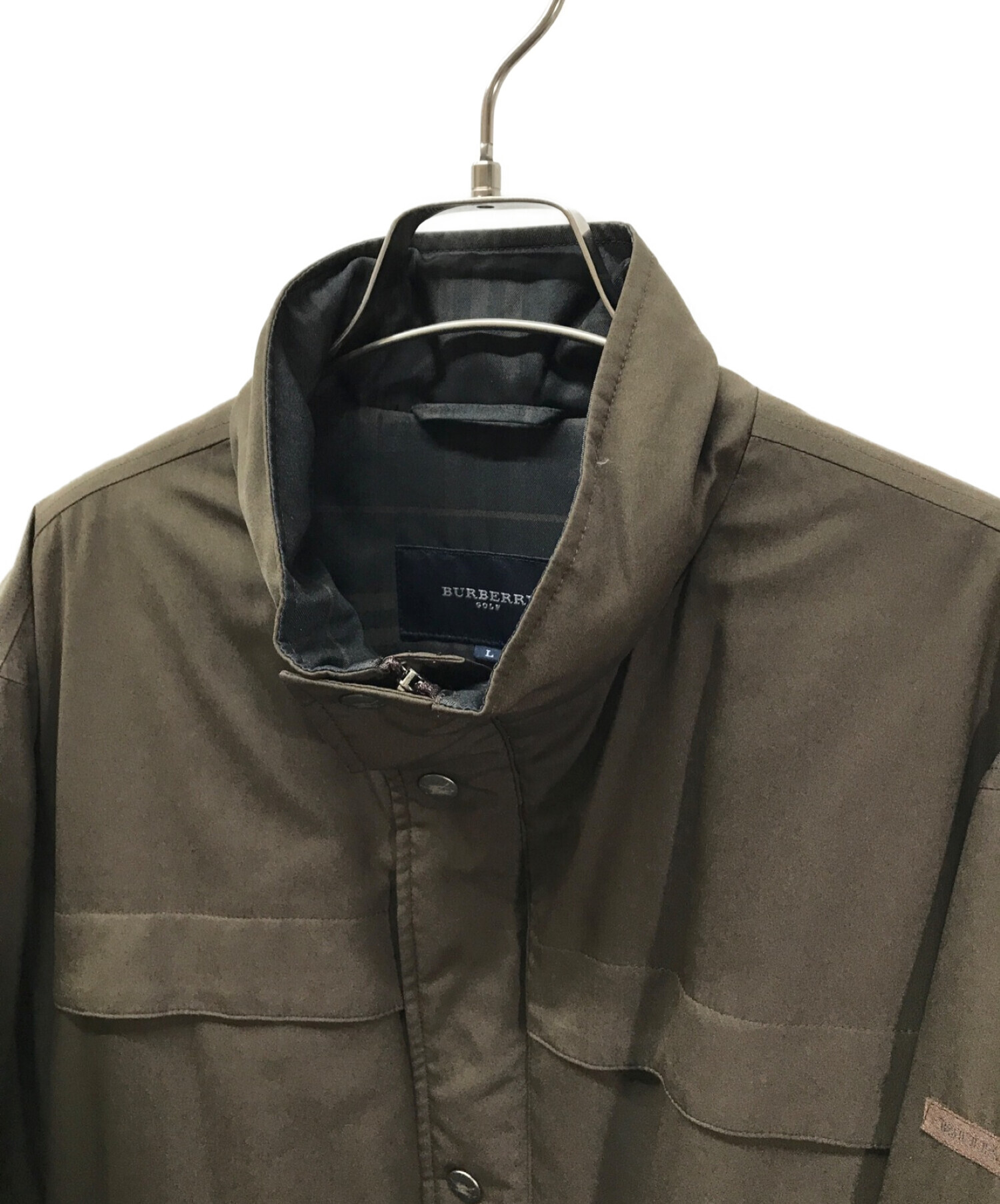 中古・古着通販】BURBERRY GOLF (バーバリーゴルフ) スタンドカラー