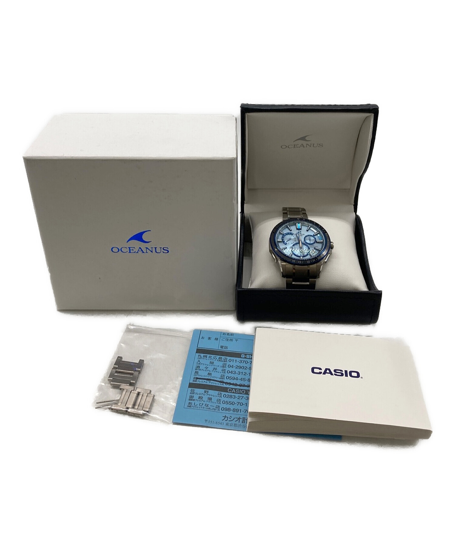 中古・古着通販】CASIO (カシオ) 腕時計 OCW-G1200-2AJF OCEANUS ...