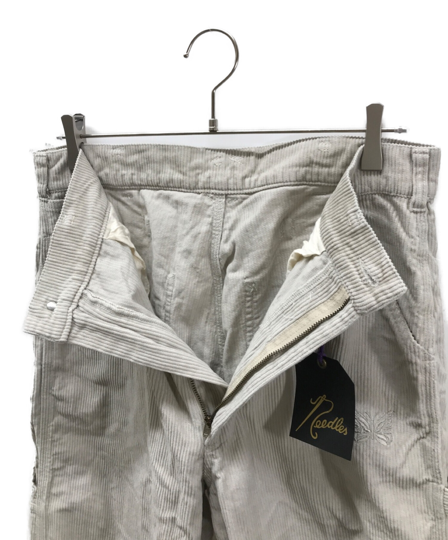 Needles (ニードルズ) SMITH (スミス) Painter Pant - 8W Corduroy アイボリー サイズ:S