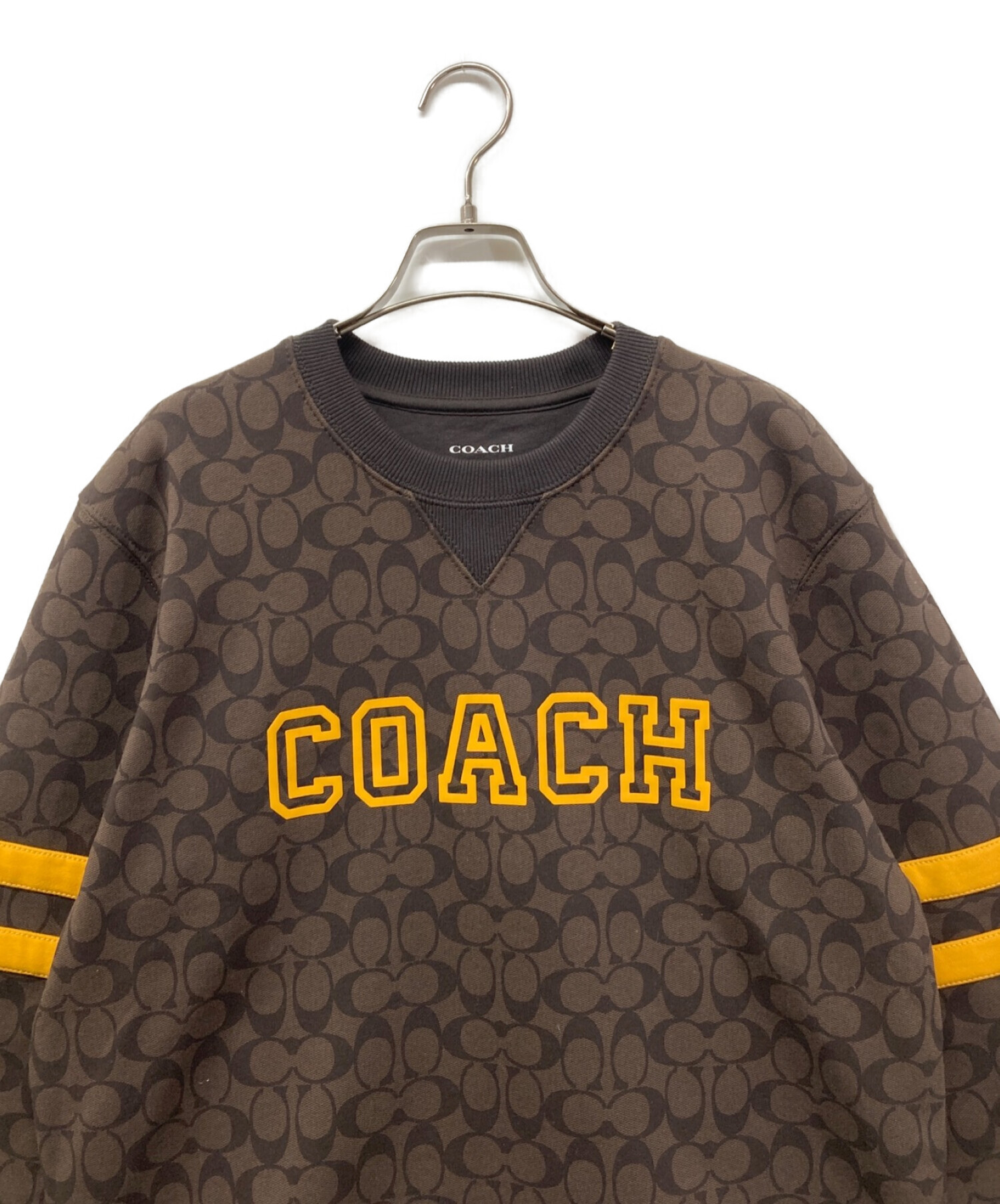 中古・古着通販】COACH (コーチ) ヴァーシティ シグネチャー クルー