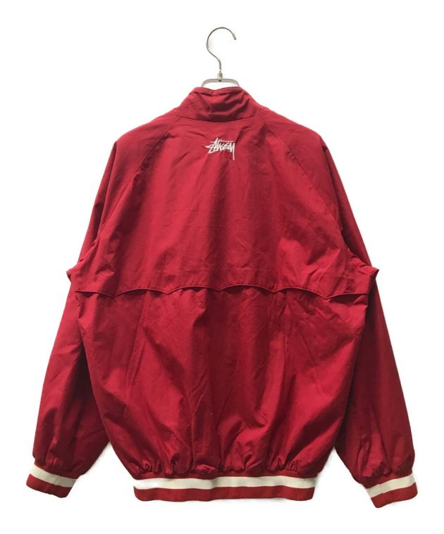 BARACUTA (バラクータ) stussy (ステューシー) G9スタンドカラーハリントンジャケット レッド サイズ:L