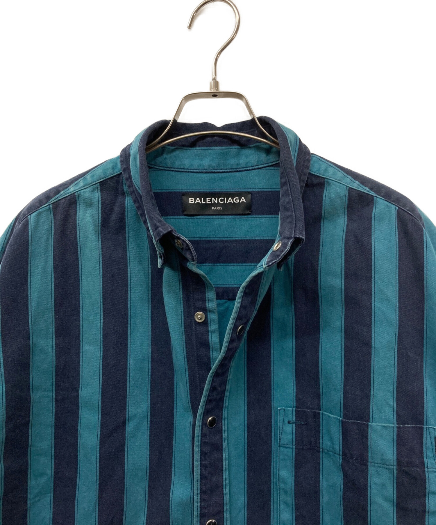 中古・古着通販】BALENCIAGA (バレンシアガ) 18SS Big Denim Shirt