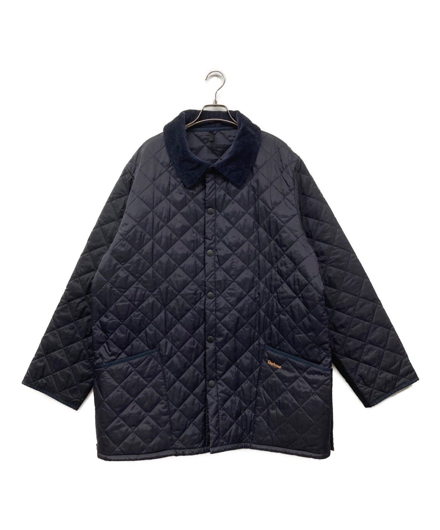 Barbour (バブアー) キルティングジャケット HERITAGE LIDDESDALE ヘリテージ リデスデール キルト ジャケット  MQU0001NY91 ネイビー サイズ:XL