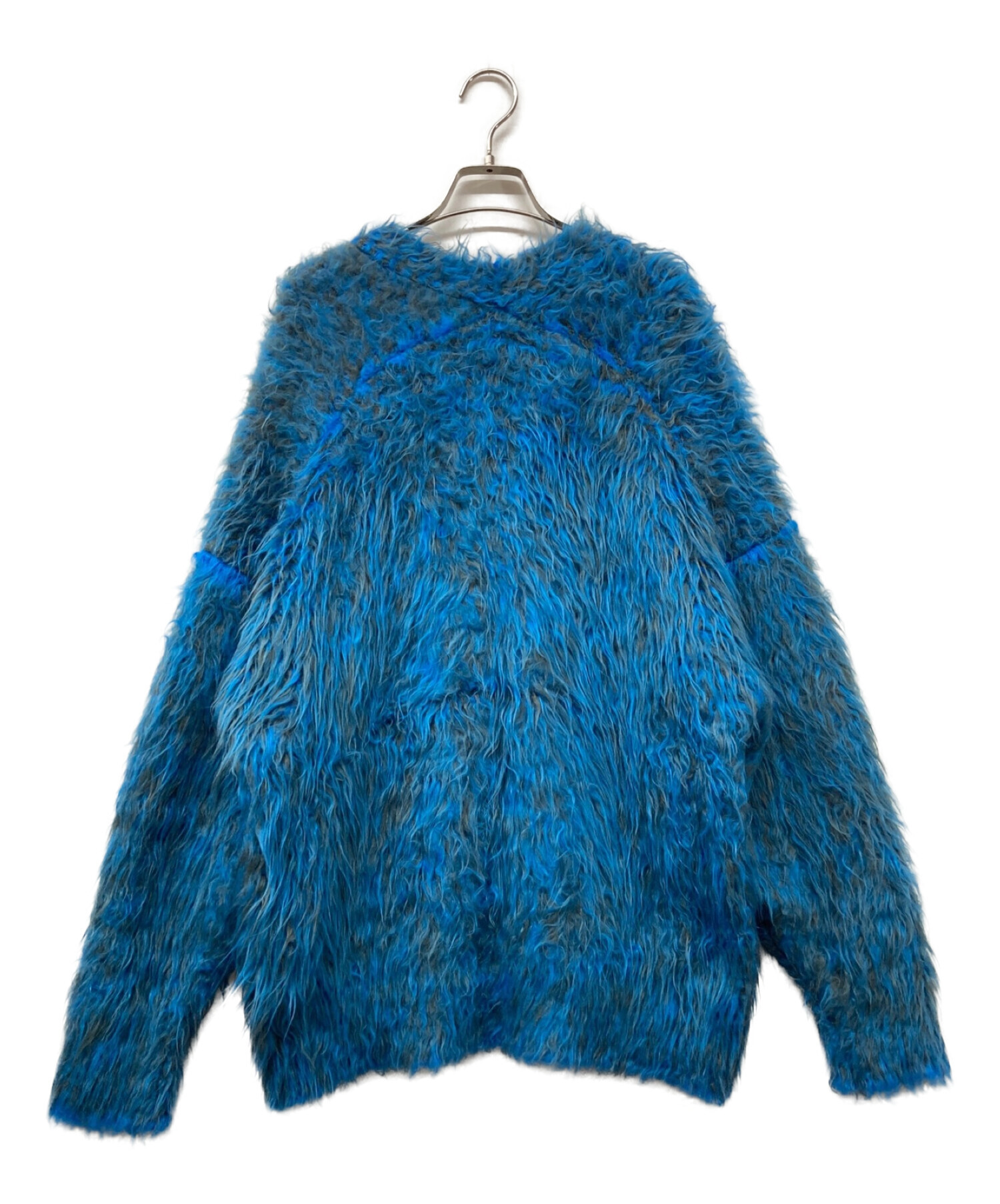 MAISON SPECIAL (メゾンスペシャル) Melange Fur Knit Cardigan ブルー サイズ:SIZE FREE