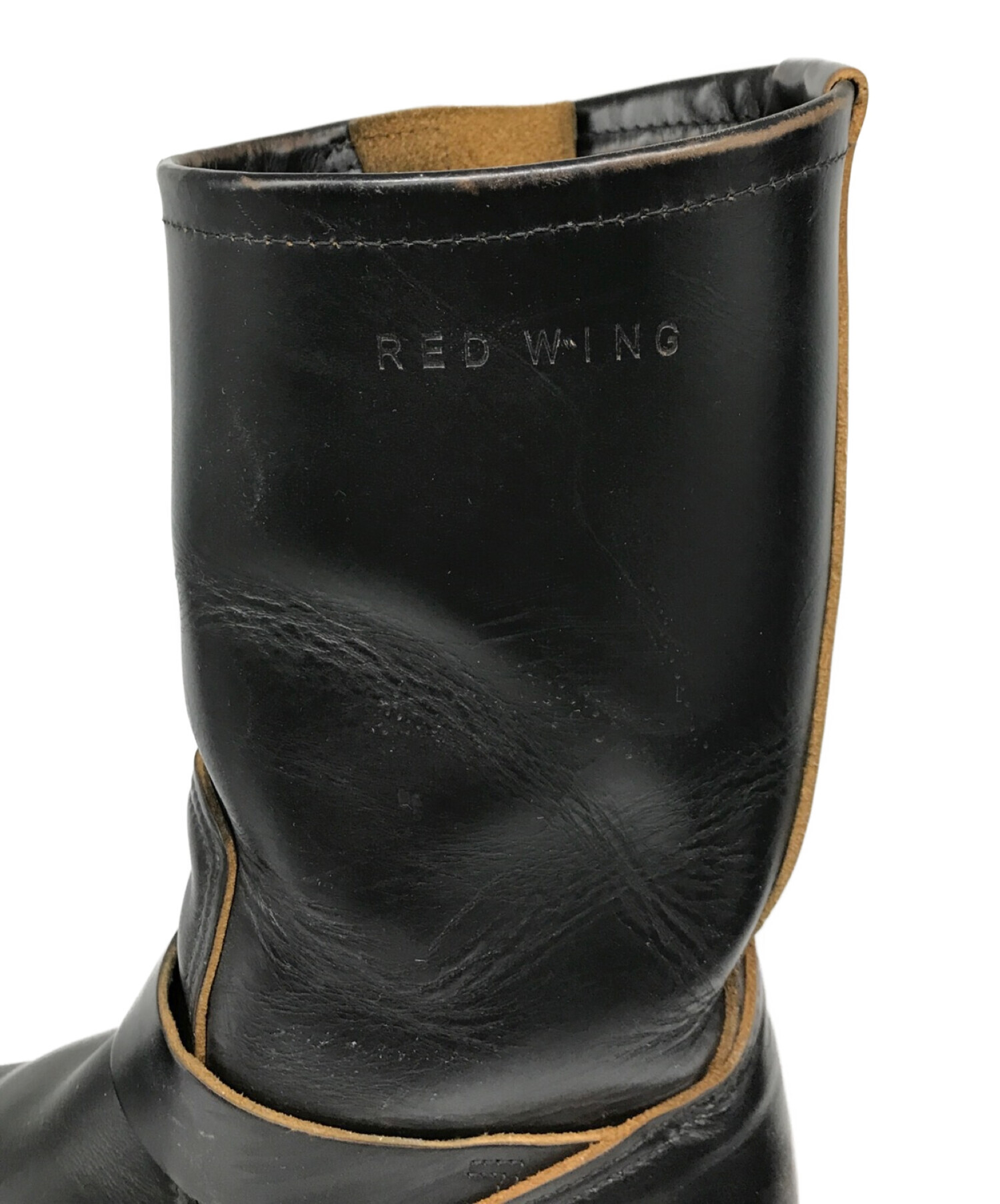 RED WING (レッドウィング) エンジニアブーツ RED WING レッドウィング 茶芯クロンダイク 縦羽タグ 9268 ブラック サイズ: 8  1/2