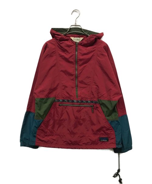 80s☆USA製☆L.L.Bean☆アノラックパーカー☆チロリアンテープ☆赤☆S