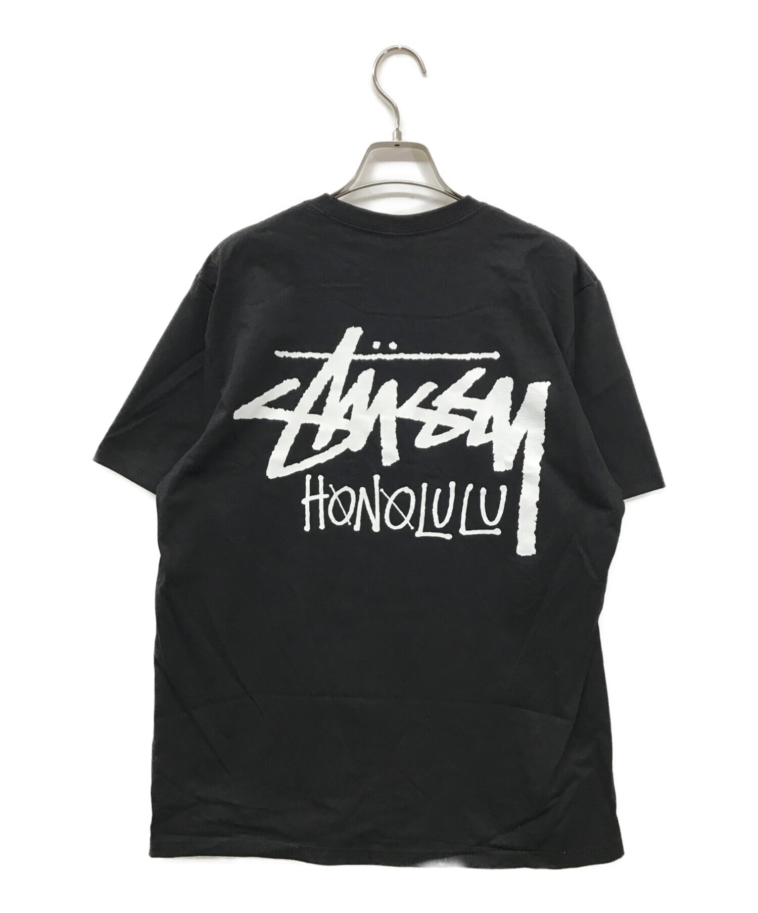 stussy (ステューシー) STOCK HONOLULU TEE stussy ステューシー ホノルル限定 タグ付き 未使用品 3903868  ブラック サイズ:M 未使用品