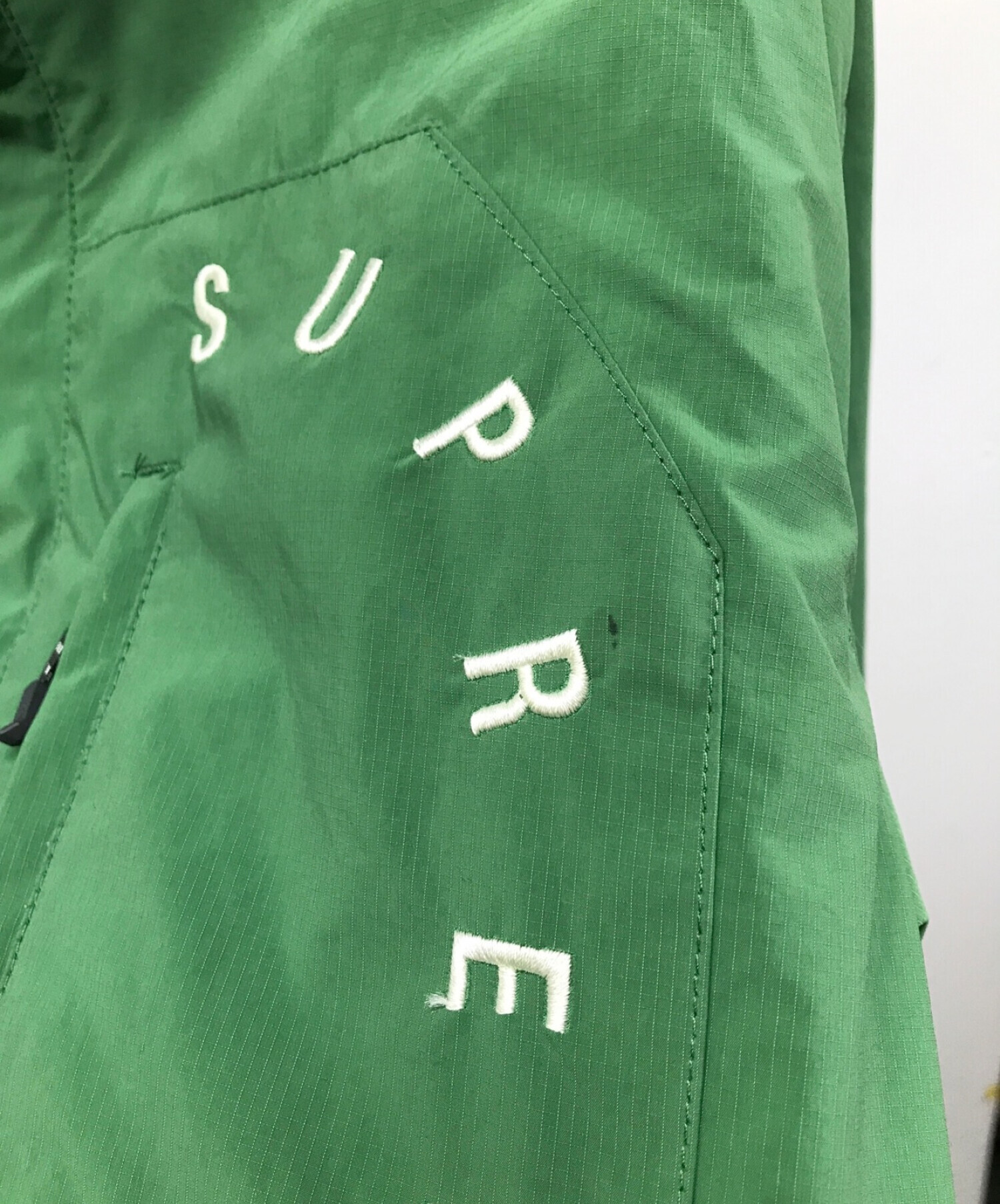 SUPREME (シュプリーム) 20AW Curve Logos Ripstop Jacket 20年秋冬 Supreme シュプリーム グリーン  サイズ:S