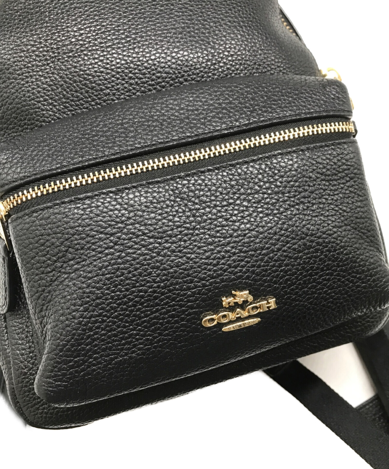 Coach mini black outlet backpack