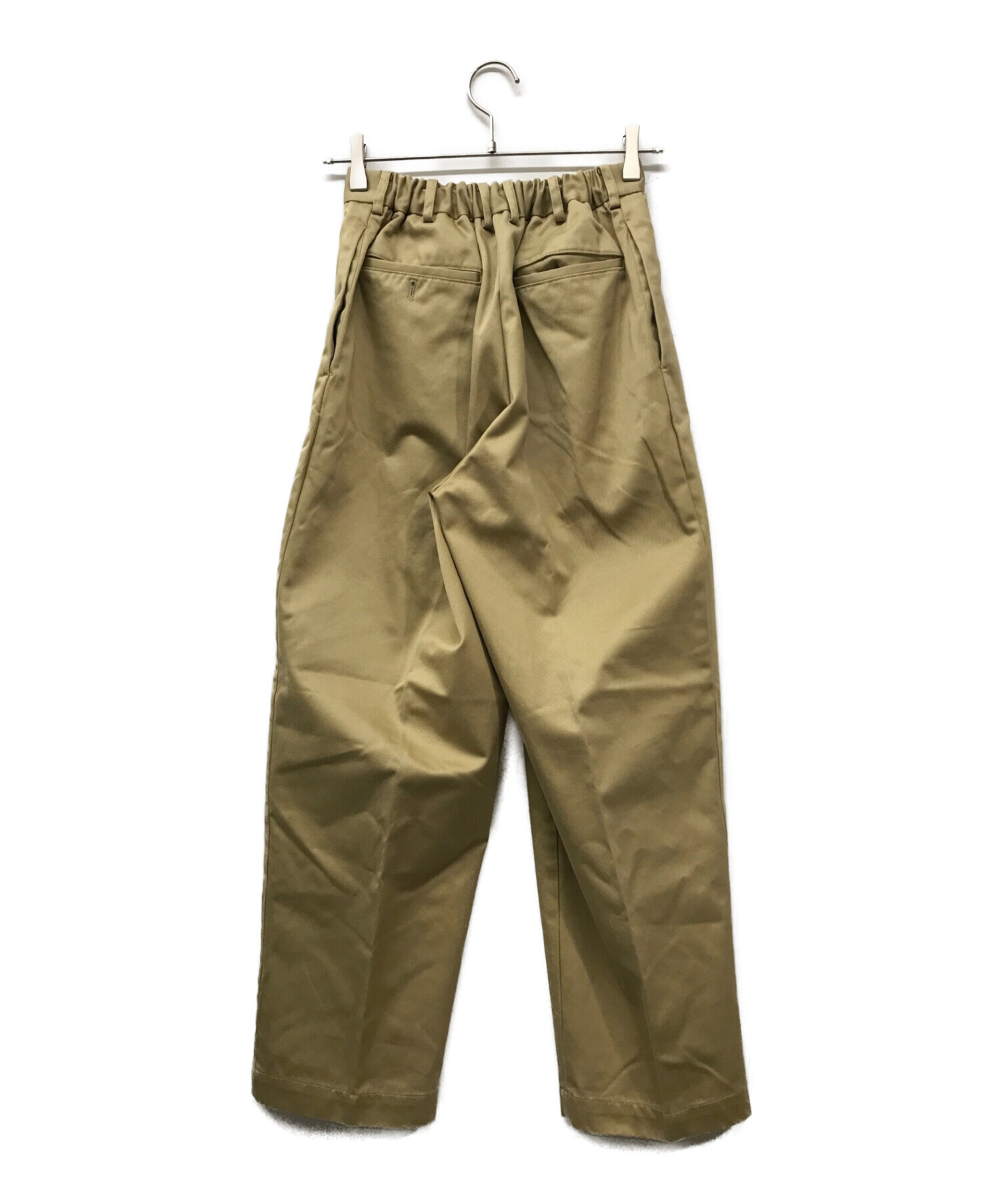 MARKAWARE (マーカウェア) CLASSIC FIT TROUSERS WESTPOINT クラシックフィットトラウザーズ ウェストポイント  A19D-06PT01C ベージュ サイズ:1