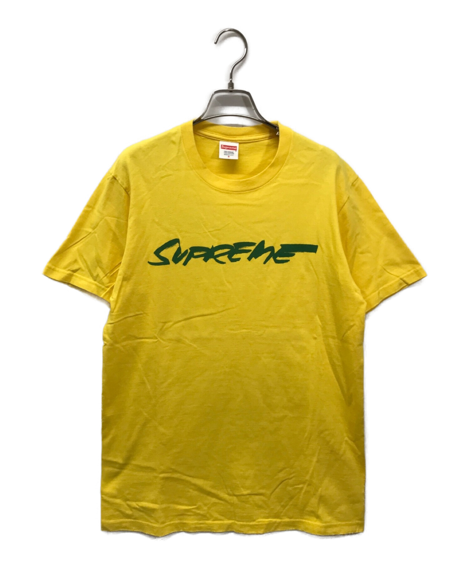 Supreme (シュプリーム) Futura Logo Tee/フューチュラロゴティー/ストリート/USA製 イエロー サイズ:Ｓ