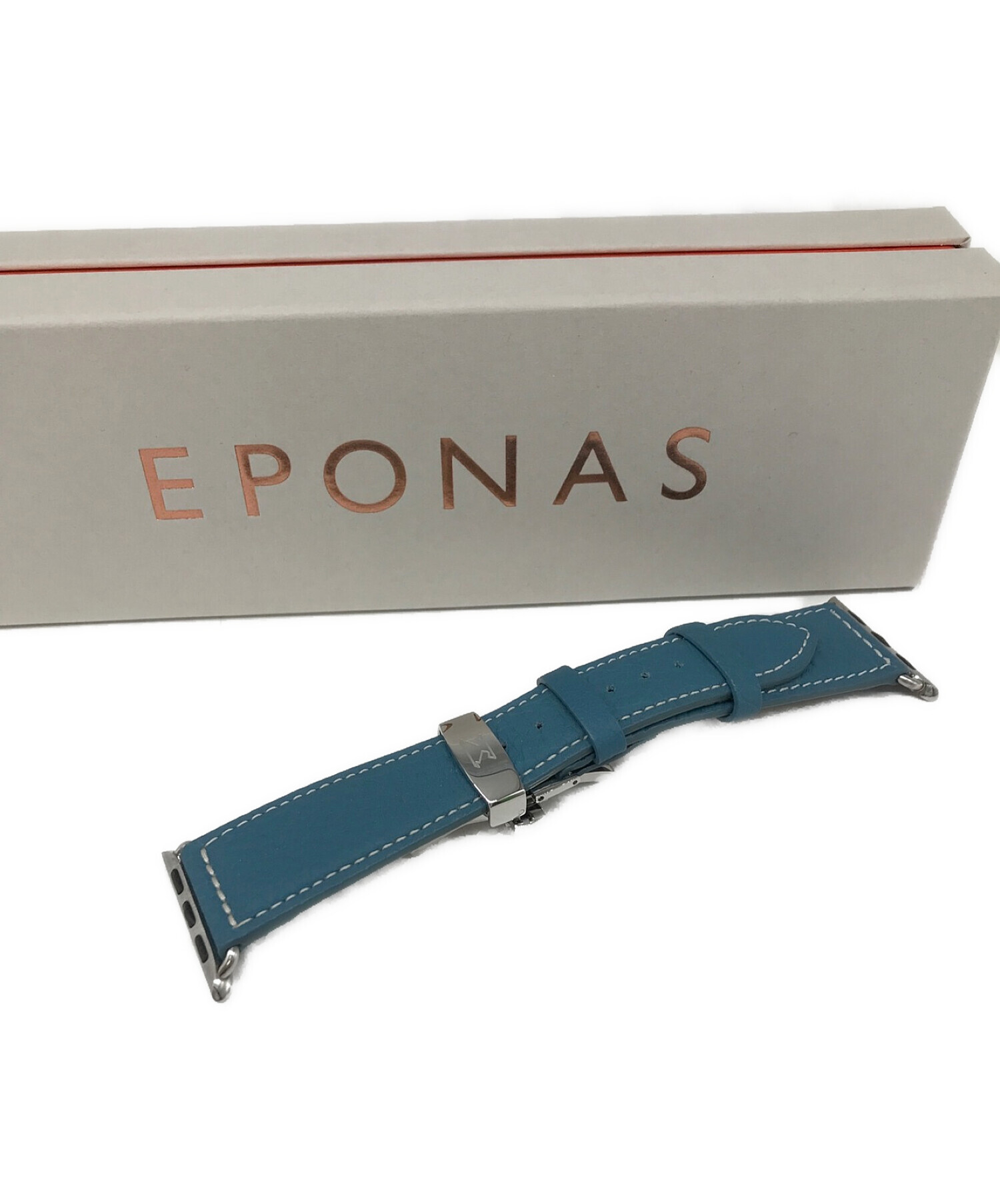 中古・古着通販】EPONAS (エポナス) アップルウォッチ用レザーベルト apple watch スカイブルー｜ブランド・古着通販  トレファク公式【TREFAC FASHION】スマホサイト