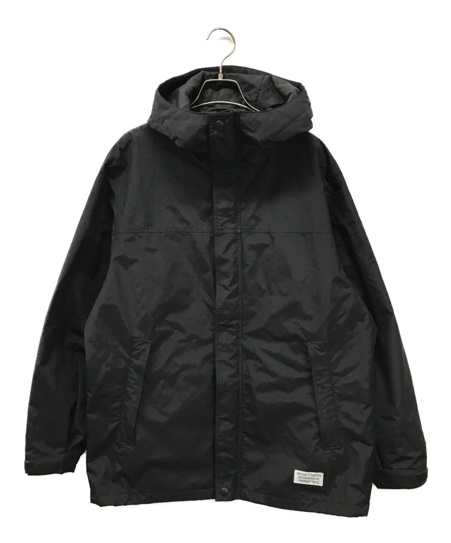 WACKO MARIA (ワコマリア) MOUNTAIN PARKA/マウンテンパーカー/19SS-WMO-OD01/テック/裏原/止水ジップ  ブラック サイズ:M