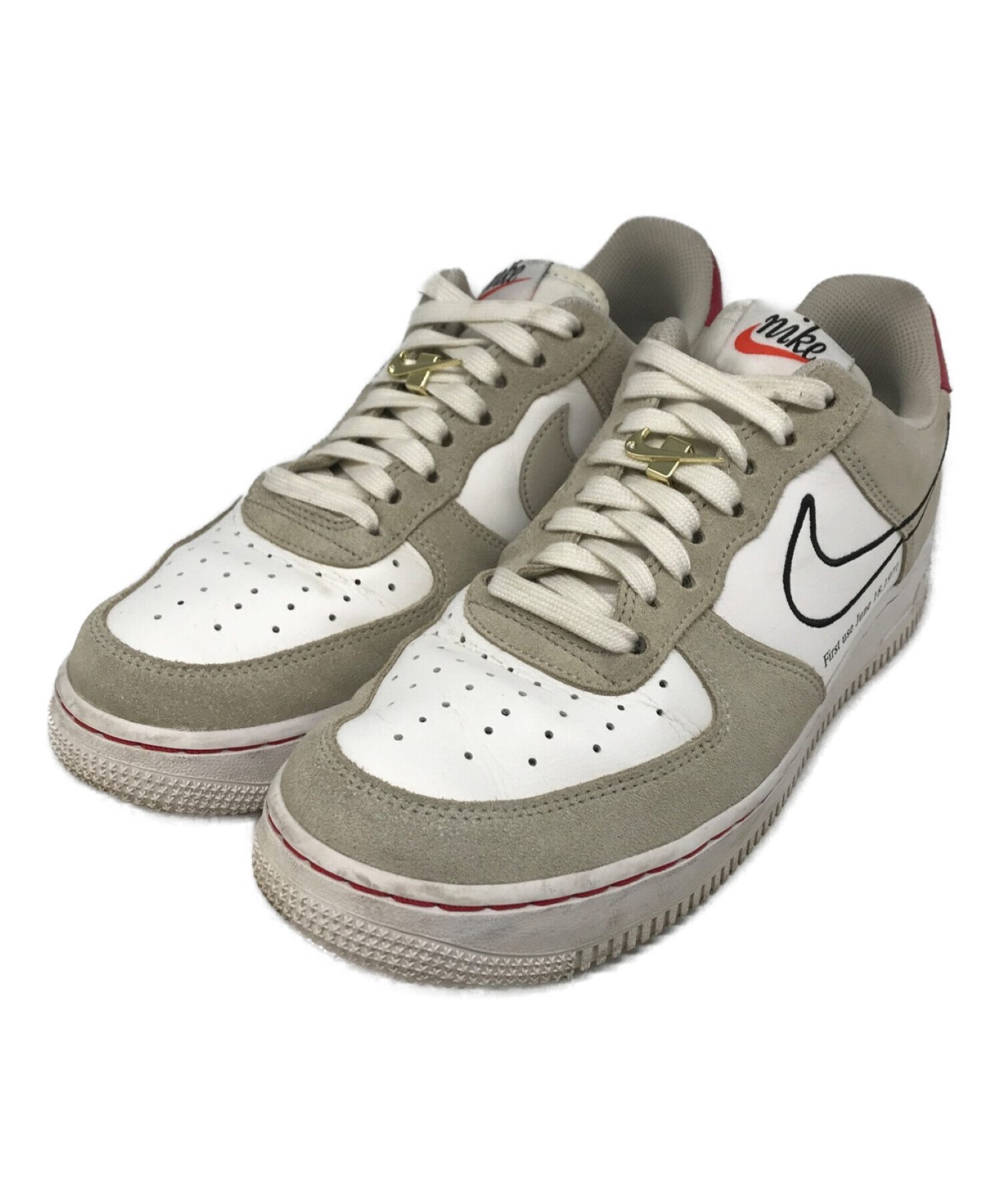 中古・古着通販】NIKE (ナイキ) AIR FORCE 1 07 LV8 LIGHT STON AF1 ...