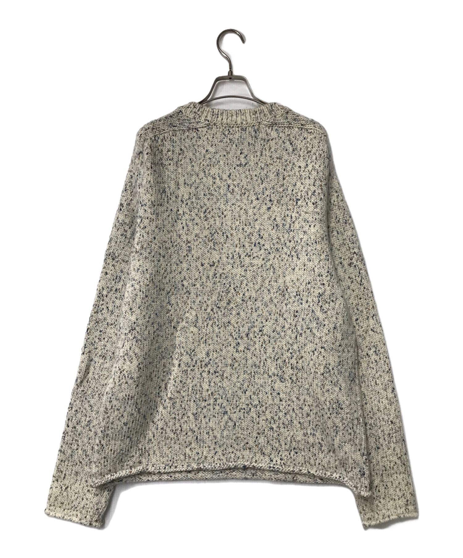 artens (アーテンス) print dye yarn crewneck Pullover artens アーテンス プルオーバーニット  クルーネック 日本製 1020201 アイボリー サイズ:5