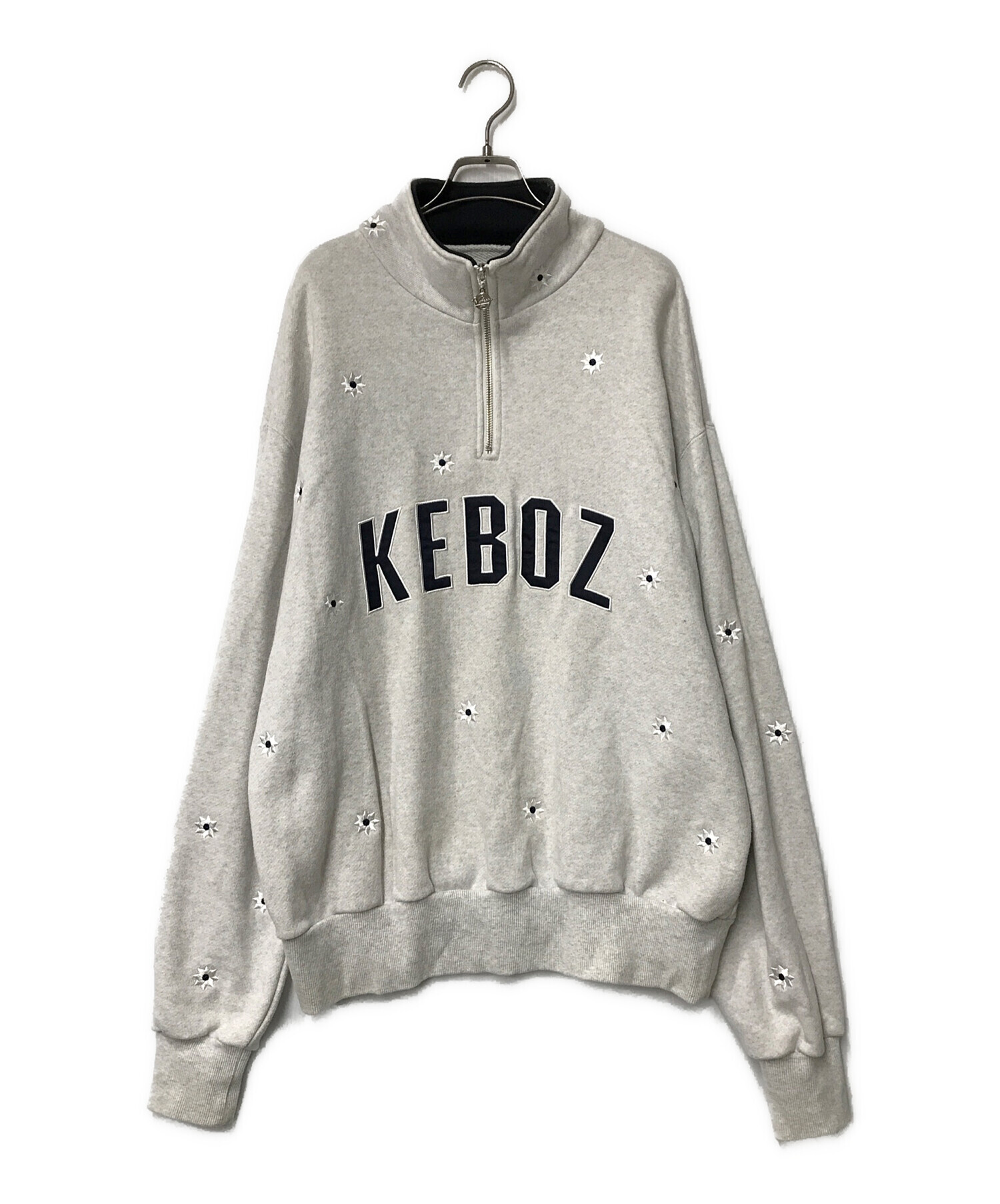 中古・古着通販】KEBOZ (ケボズ) ハーフジップスウェット KEBOZ ケボズ FREAK'S STORE フリークスストア NICK GEAR  ニックギア FS223-1295G グレー サイズ:L｜ブランド・古着通販 トレファク公式【TREFAC FASHION】スマホサイト