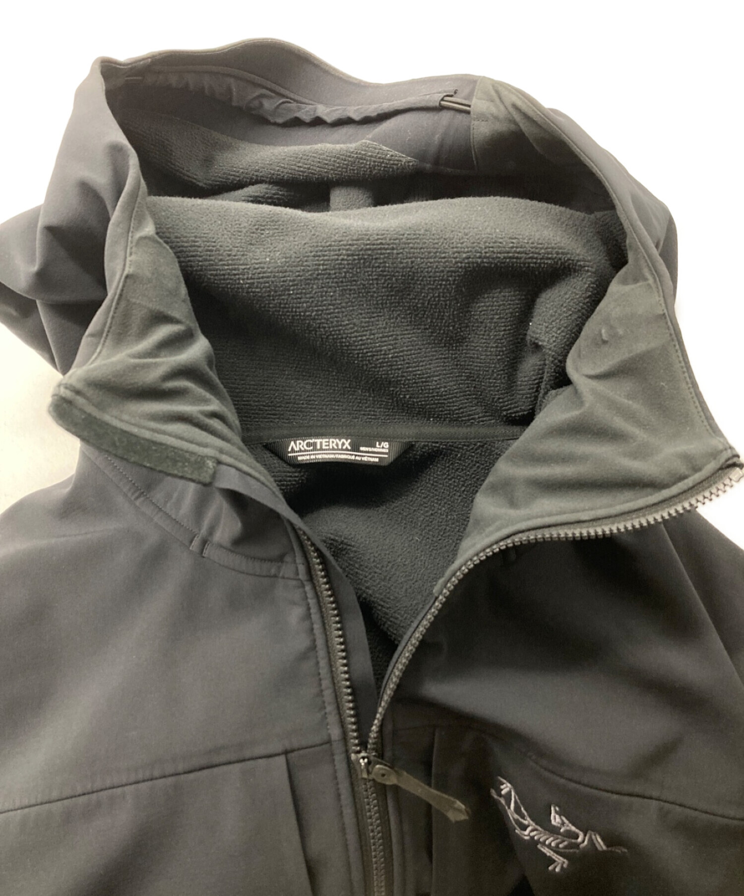 ARC'TERYX (アークテリクス) Gamma MX Hoody GAMMA MX HOODY ガンマ フーディ ソフトシェル 防水 フード付き  アウター ジャケット メンズ 24114 Black ブラック サイズ:L