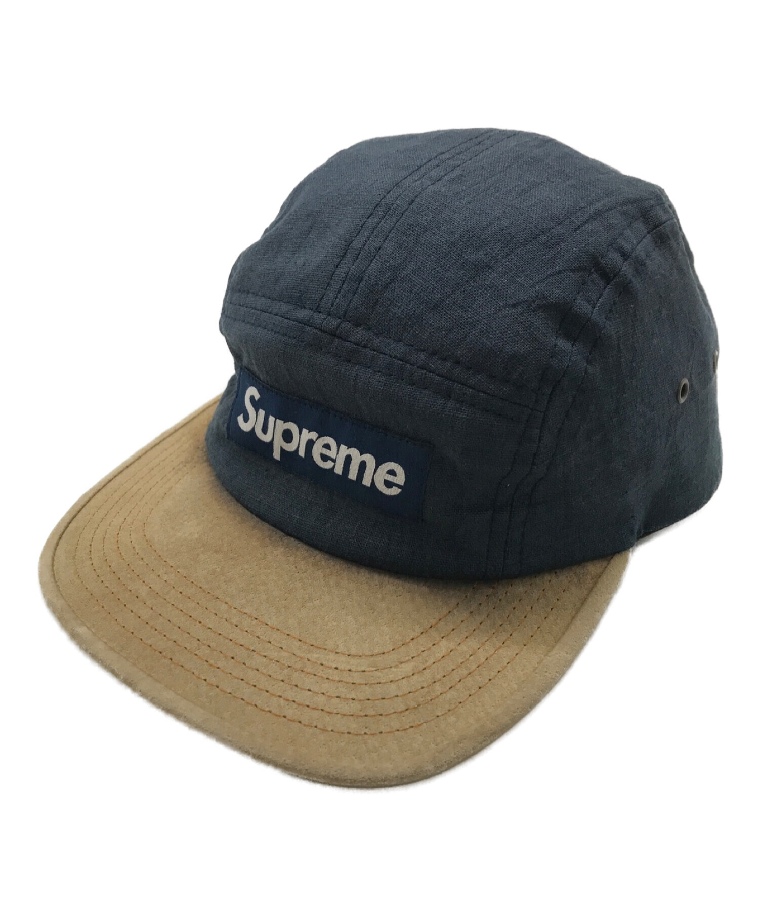 SUPREME (シュプリーム) 2 tone camp cap/2トーンキャンプキャップ/ストリート/ジェットキャップ ネイビー