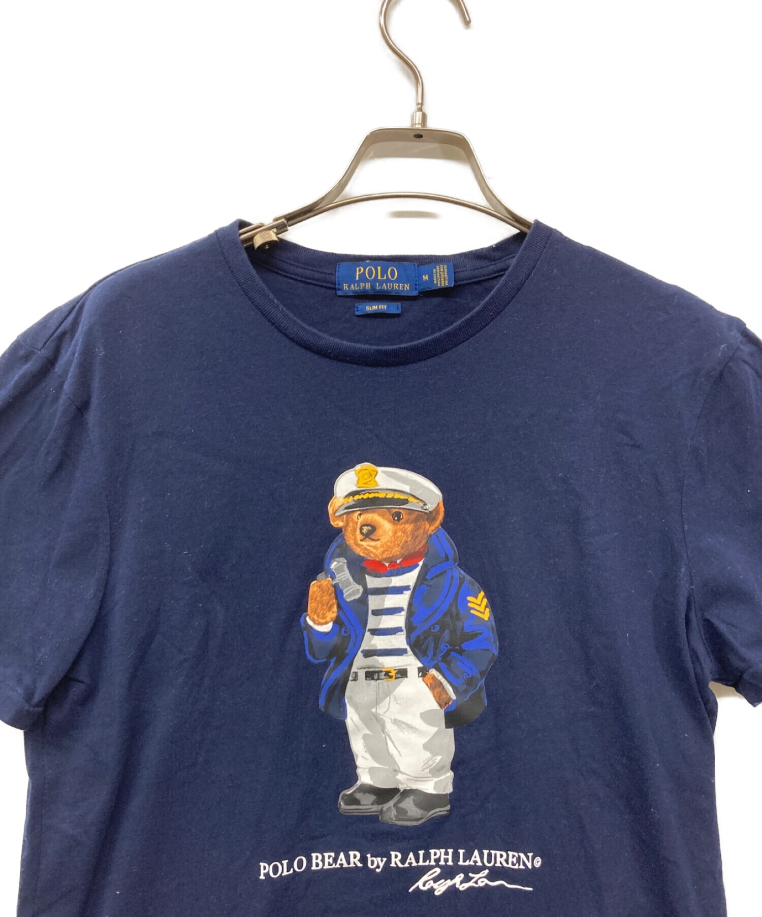 POLO RALPH LAUREN (ポロ・ラルフローレン) プリントTシャツ/ポロベア/プリントTシャツ ネイビー サイズ:M