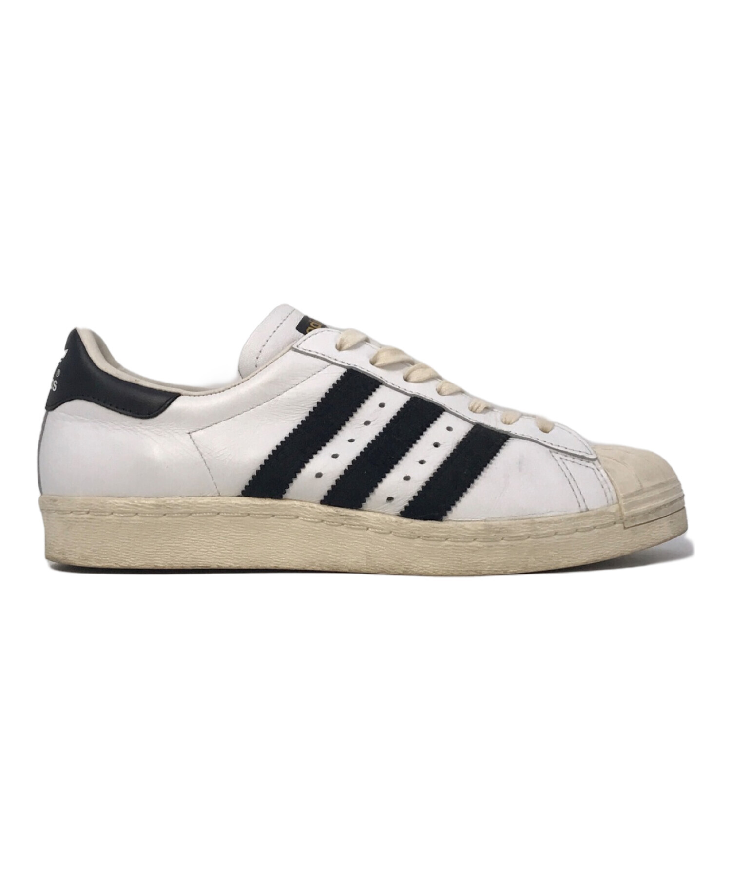 中古・古着通販】adidas (アディダス) ローカットスニーカー adidas アディダス adidasoriginals アディダスオリジナルス  SUPERSTAR スーパースター 80s 復刻版 G61070 ブラック×ホワイト サイズ:25㎝｜ブランド・古着通販 トレファク公式【TREFAC  FASHION】スマホサイト