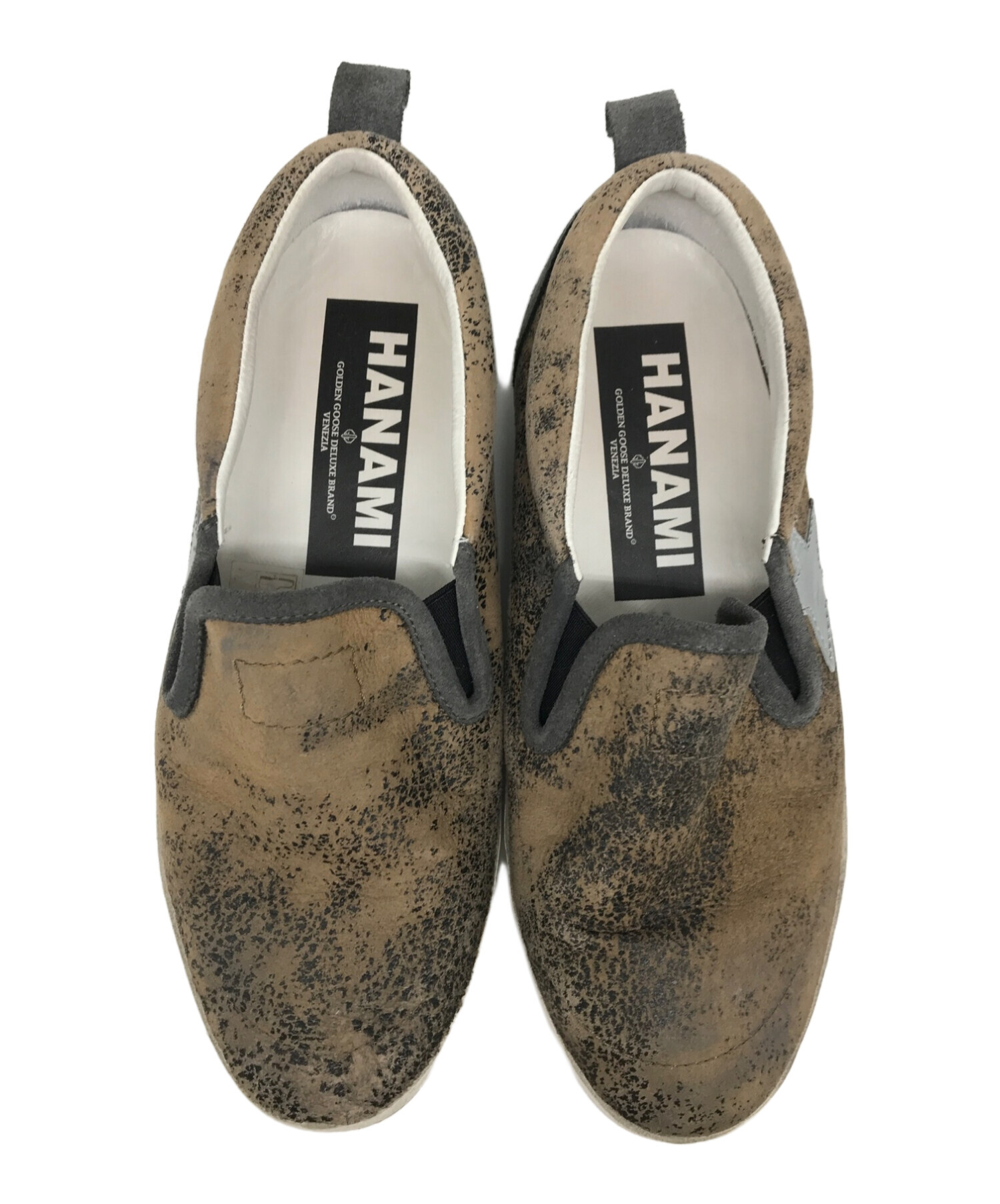 中古・古着通販】HANAMI (ハナミ) GOLDEN GOOSE (ゴールデングース) スリッポン HANAMI ハナミ GOLDEN GOOSE  ゴールデングース slip on レザースリッポン イタリア製 ブラウン サイズ:SIZE 38｜ブランド・古着通販 トレファク公式【TREFAC  FASHION】スマホサイト