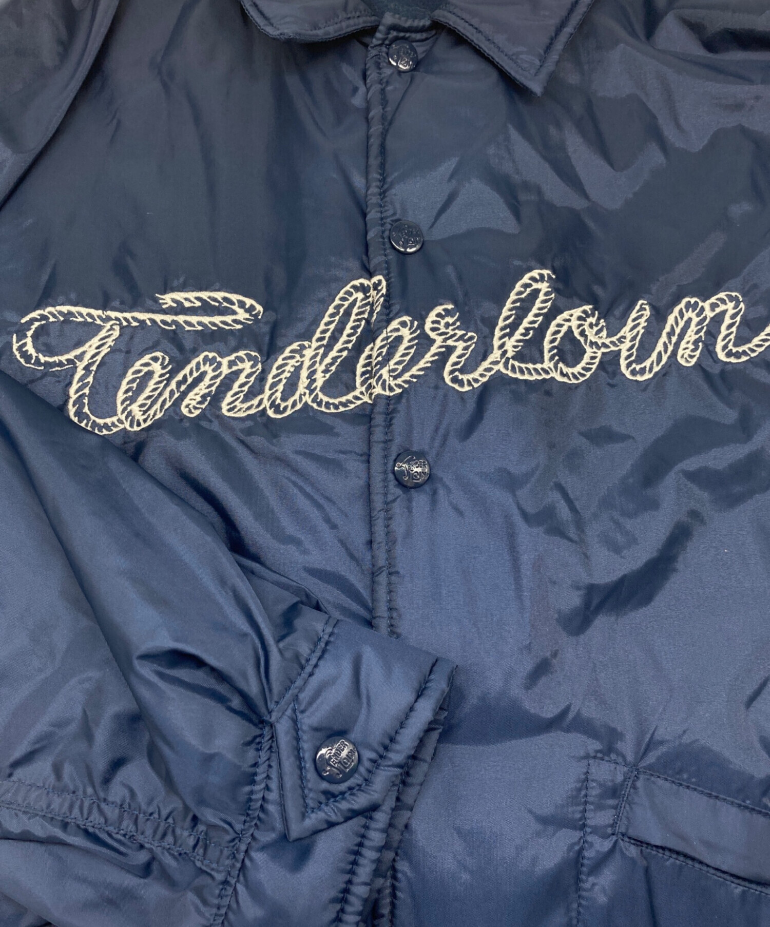 TENDERLOIN (テンダーロイン) NYLON COACH JKT/ナイロンコーチジャケット/日本製 ネイビー サイズ:MEDIUM