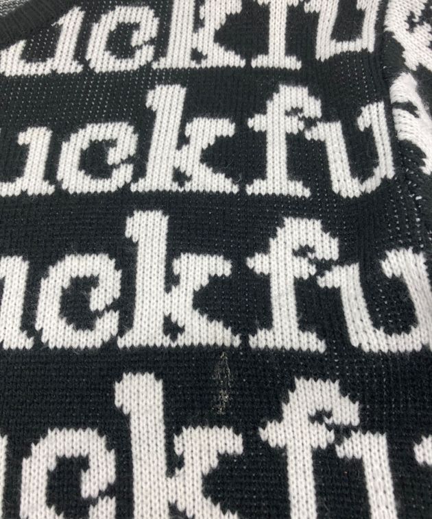 Supreme (シュプリーム) Fuck Sweater/ファックセーター/22SS ブラック サイズ:L