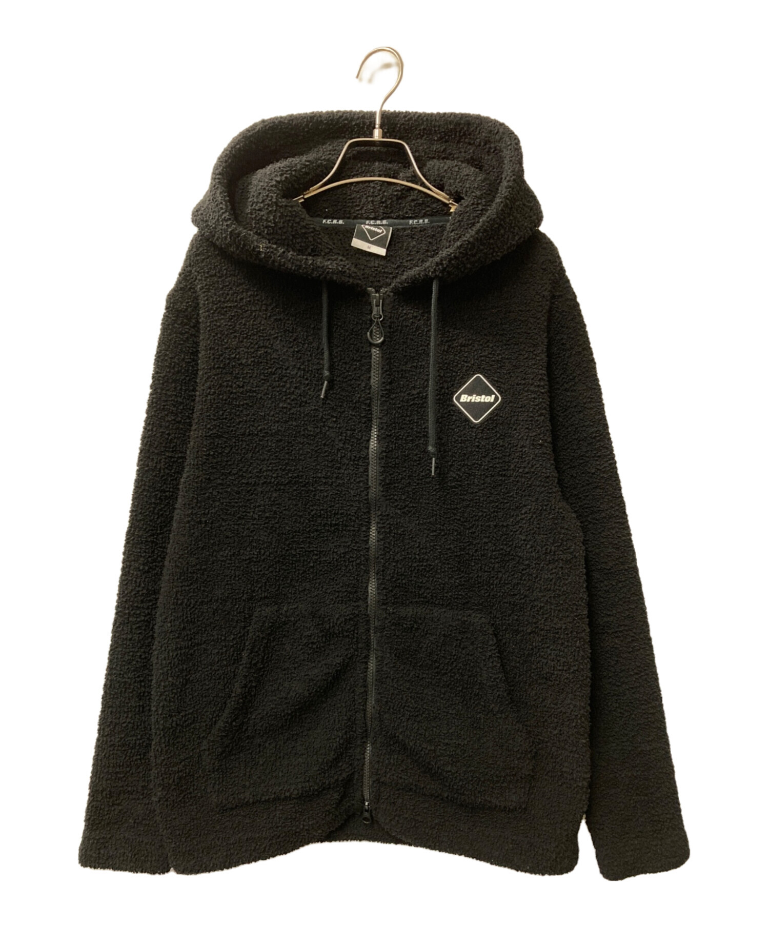 F.C.R.B. (エフシーアールビー) PILE ZIP UP HOODIE F.C.R.B. エフシーアールビー FCRB-210066 パイル  ジップ パーカー ブラック サイズ:M