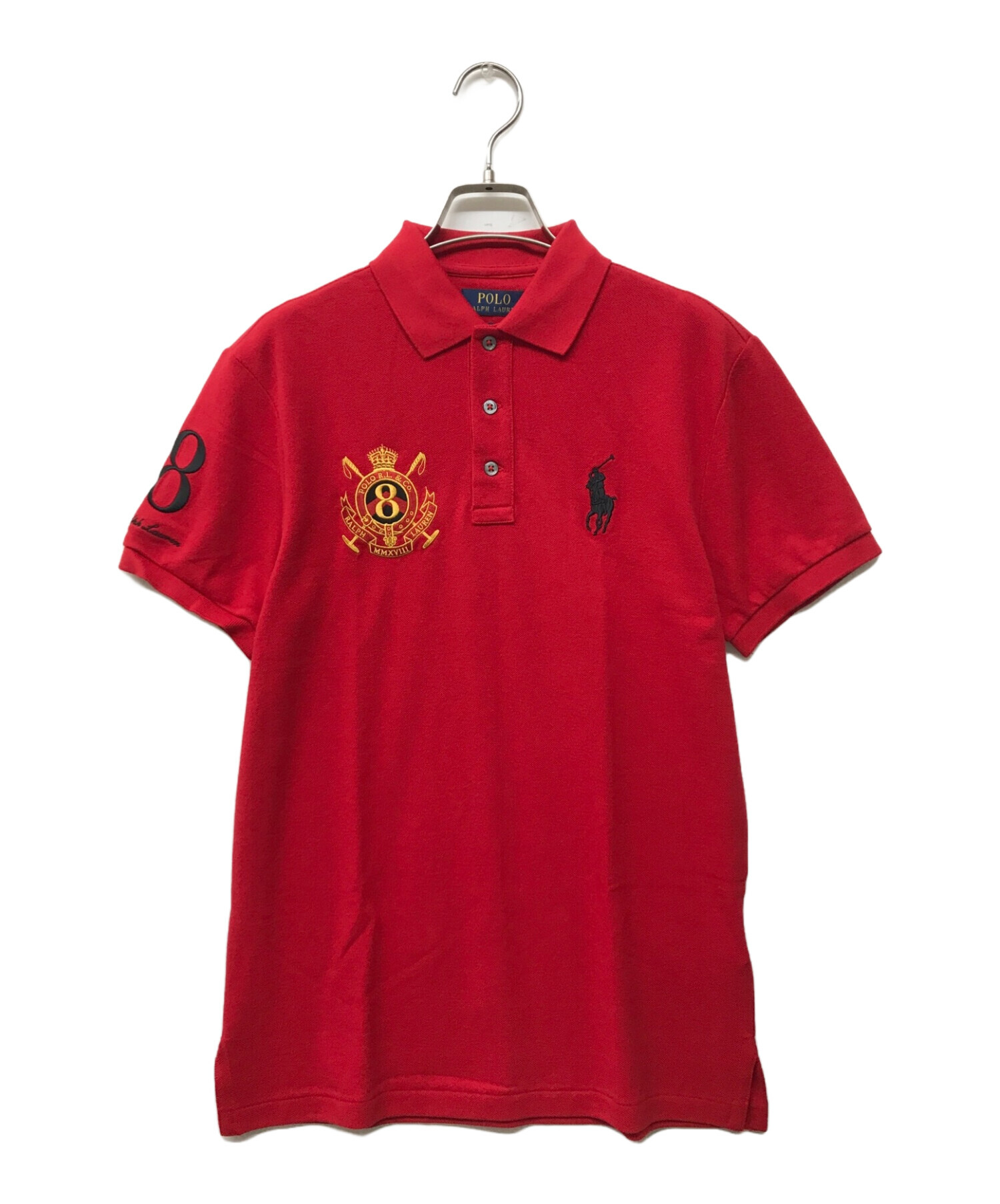 POLO RALPH LAUREN (ポロ・ラルフローレン) ポロシャツ レッド サイズ:SIZE S