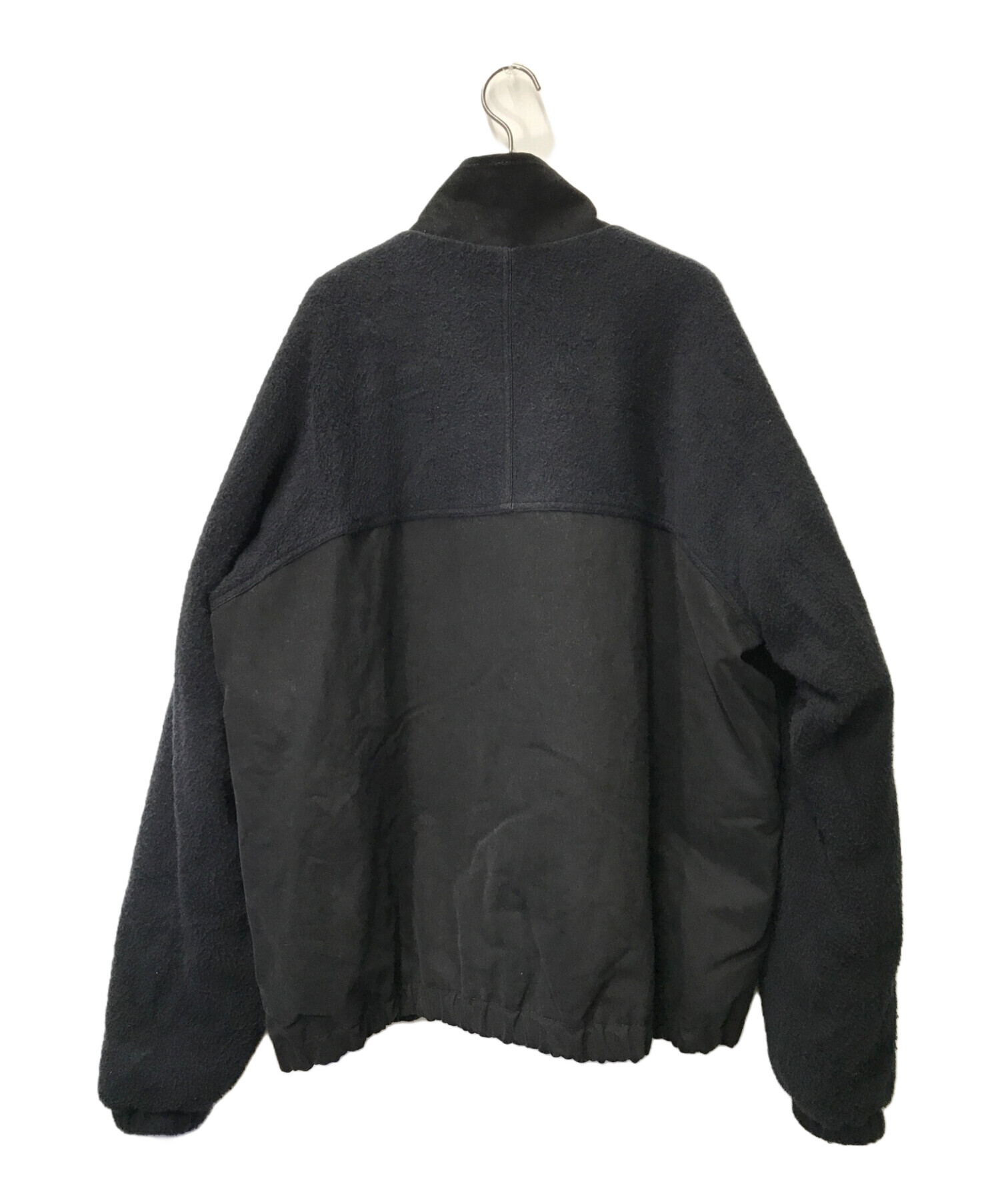 中古・古着通販】RICK OWENS (リックオウエンス) ハーフジップジャケット RICK OWENS リックオウエンス フリースジャケット  ボアジャケット モールスキン DRKSHDW ダークシャドウ DU20F1775-FMY ブラック サイズ:M｜ブランド・古着通販  トレファク公式【TREFAC FASHION ...