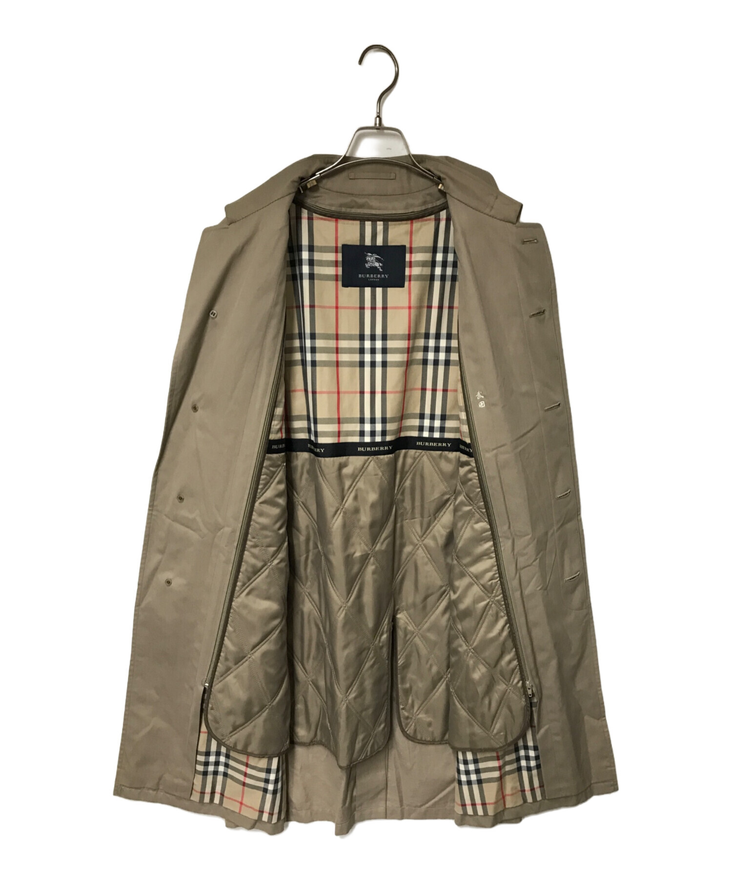 中古・古着通販】BURBERRY LONDON (バーバリーロンドン) ライナー付ステンカラーコート/BJB76-850-42 ベージュ  サイズ:-｜ブランド・古着通販 トレファク公式【TREFAC FASHION】スマホサイト