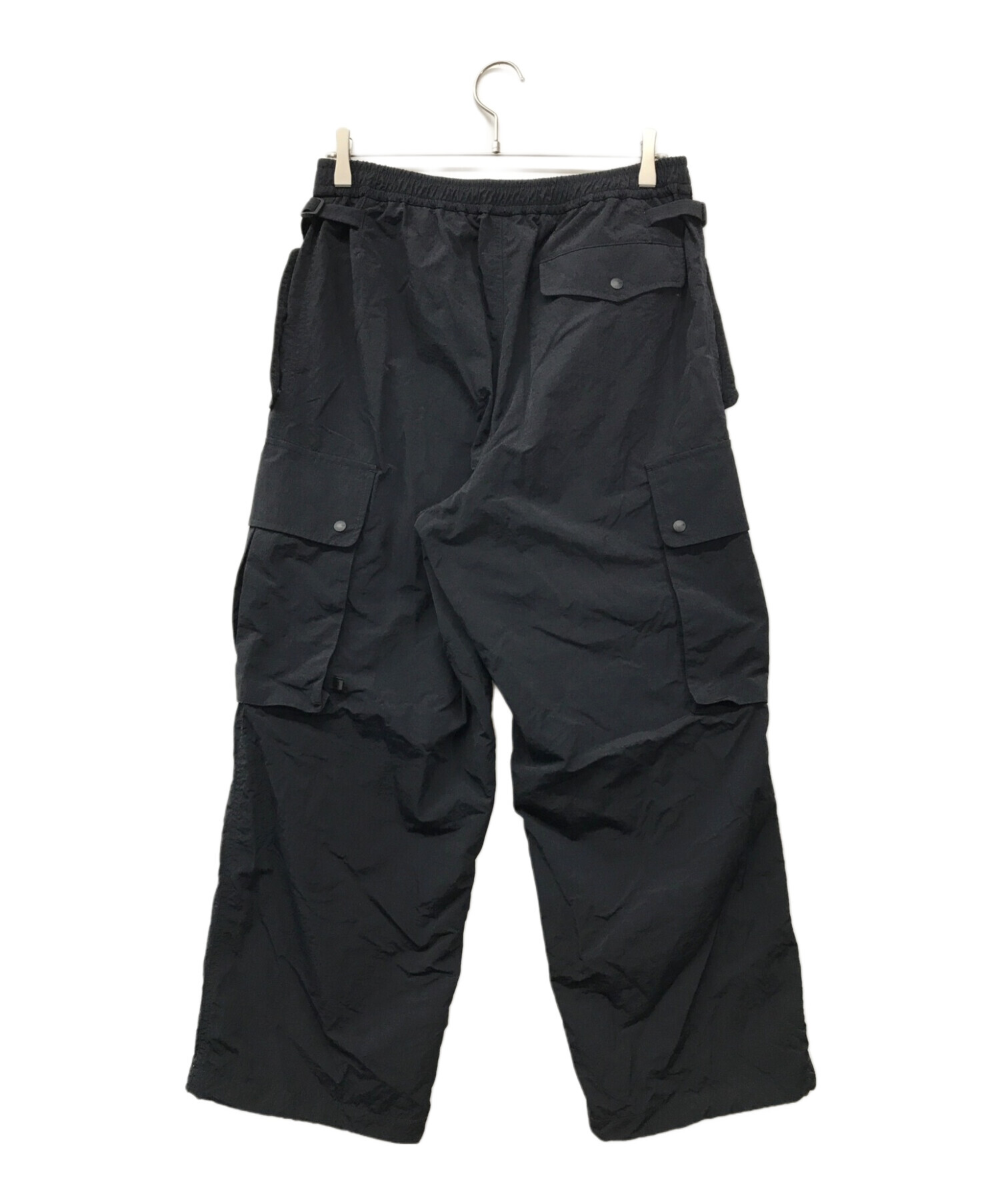 DAIWA PIER39 (ダイワ ピア39) TECH PARACHUTE PANTS DAIWA PIER39 ダイワピア39  テックパラシュートパンツ ナイロンパンツ BP-55024 ブラック サイズ:M